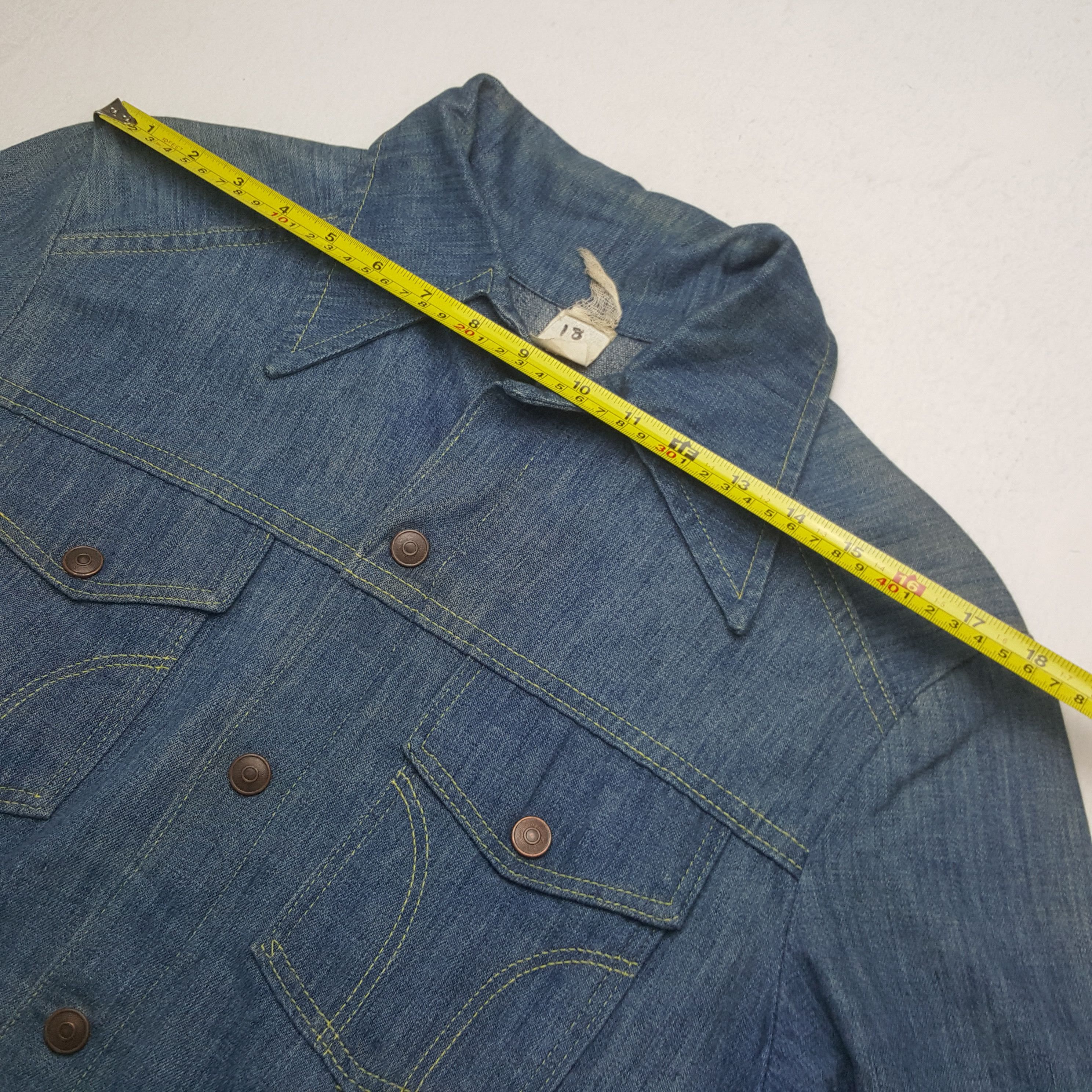 Japanese Brand Vintage Japanese Tiger Patch Denim Jacket Size US M / EU 48-50 / 2 - 6 Thumbnail
