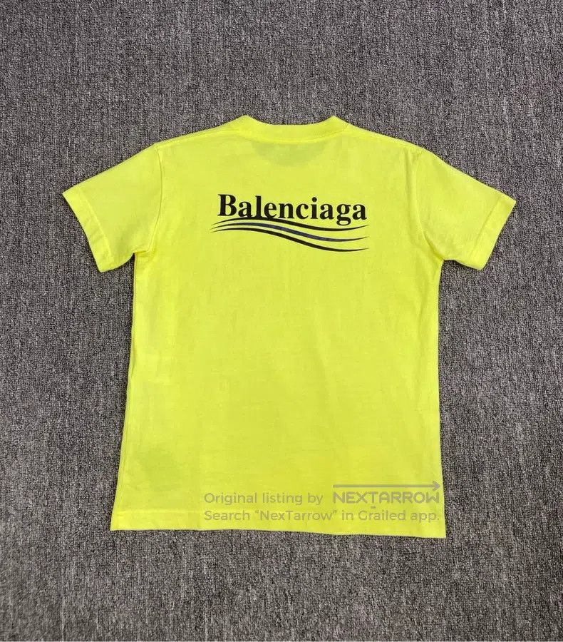 Balenciaga Balenciaga Fluorescent Green Coke Short Sleeve Tee, Size S Size US S / EU 44-46 / 1 - 2 Thumbnail