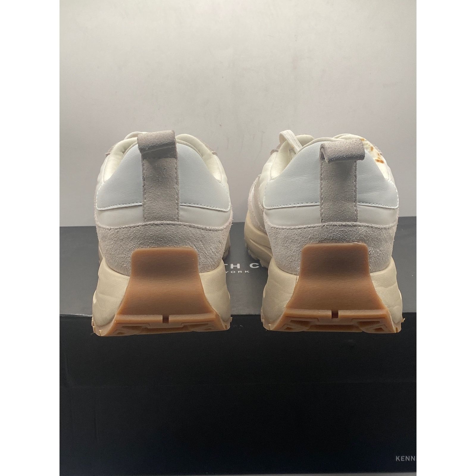 7 For All Mankind Running Sneaker Leather & Nylon Mix White Size US 8 Size US 8 / EU 41 - 4 Thumbnail