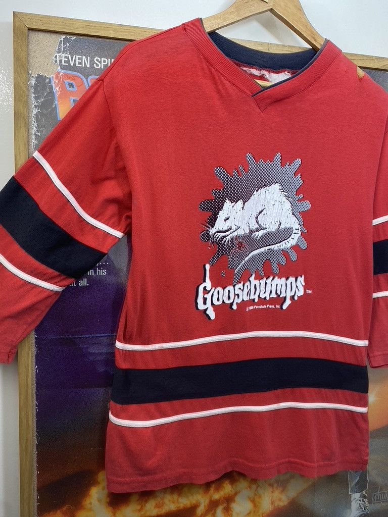 Vintage 1996 Goosebump TV Series Promo Raglan Long Sleeve T Shirt Size US M / EU 48-50 / 2 - 4 Thumbnail