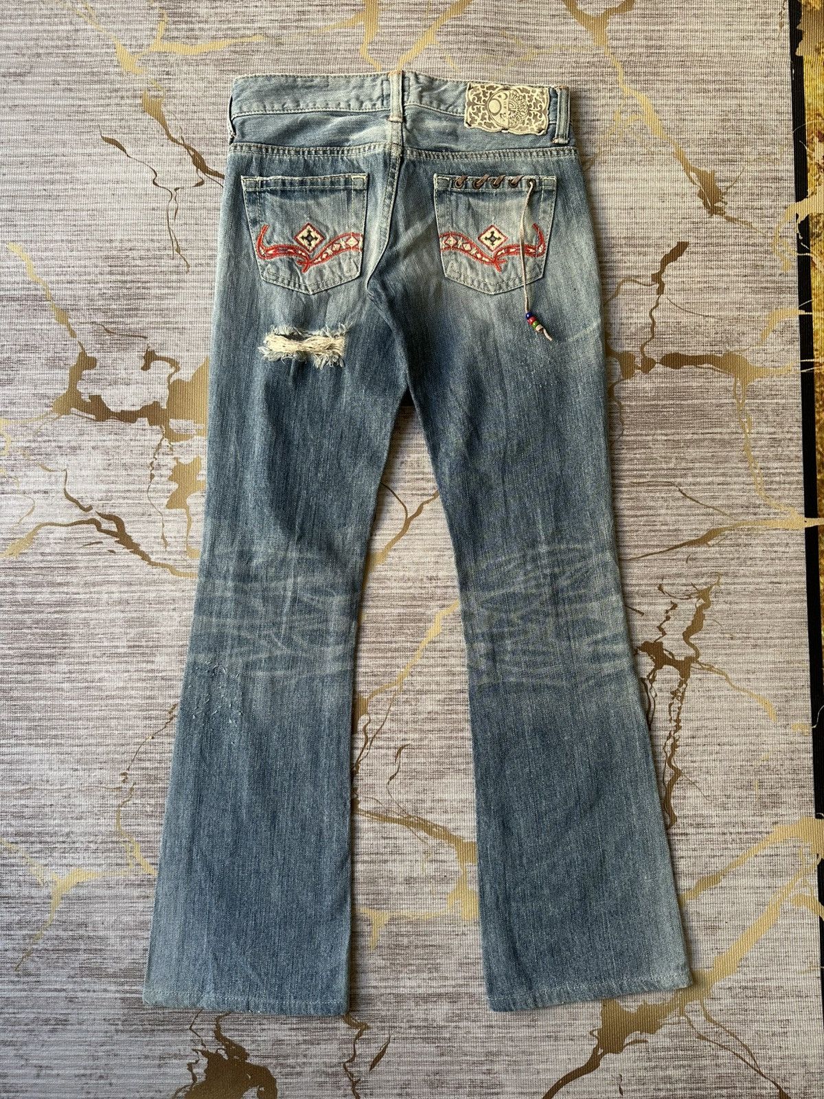 Other FLARE Vienus Native Design Distressed Denim Size 27" / US 4 / IT 40 - 4 Thumbnail