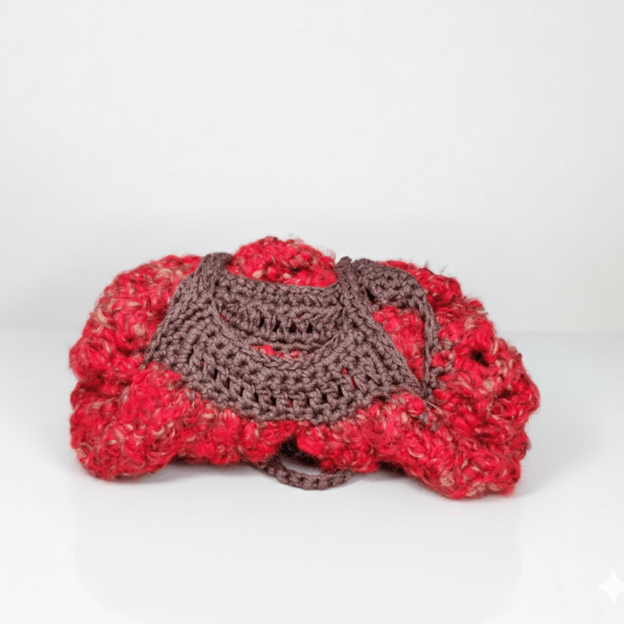 Handmade Handmade Mini Farmers Market Bag Crochet French Net Beach Size ONE SIZE - 8 Thumbnail