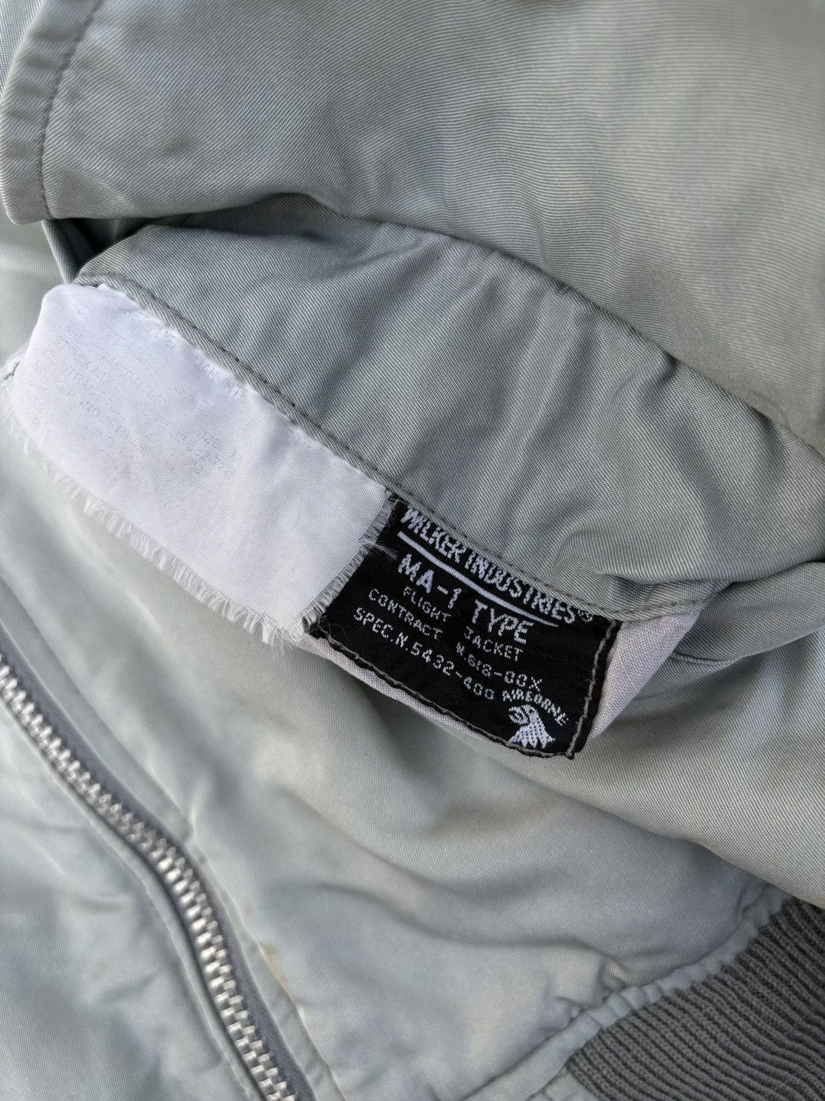 Alpha Industries Vintage Faded MA-1 A Bomber Jacket Size US M / EU 48-50 / 2 - 13 Thumbnail