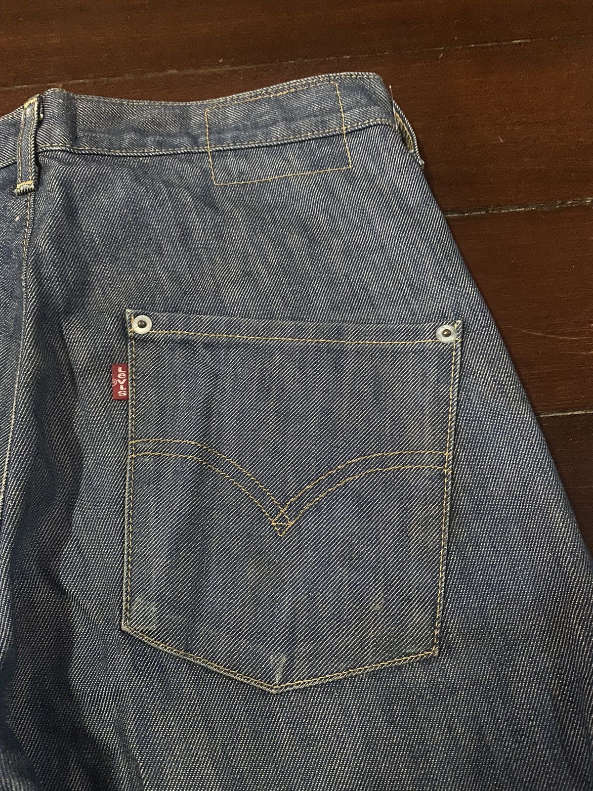 Japanese Brand × Levi's VINTAGE Y2K LEVIS Limited Edition Engineered SILVER Size US 32 / EU 48 - 17 Thumbnail
