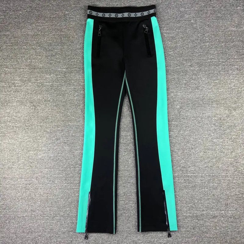 Louis Vuitton Louis Vuitton Color Block Polyester Casual Pants 0089 Size 23" - 1 Thumbnail