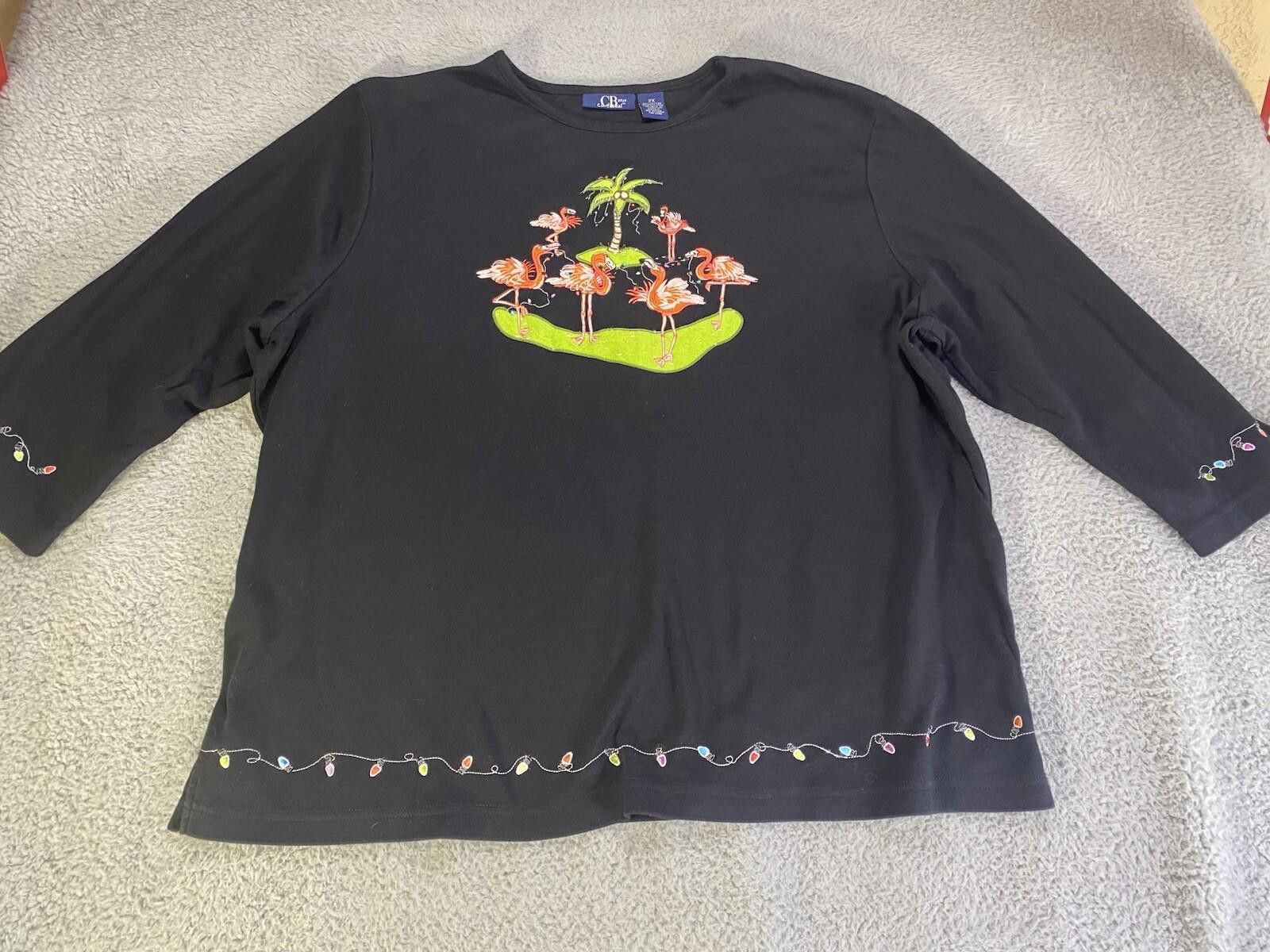Other C.B. Casual CB Plus Women’s Blouse SZ 2XL XXL Size XXL / US 16-18 / IT 52-54 - 2 Thumbnail