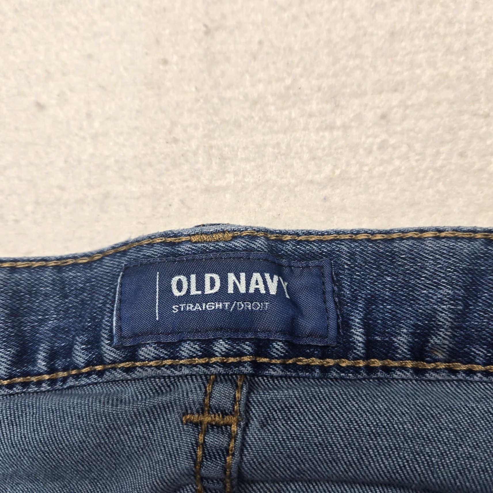 Old Navy VINTAGE Old Navy Jeans Denim Pants Women Adult 16 Blue Straight 90s Womens Size 38" / US 16 / IT 52 - 4 Thumbnail