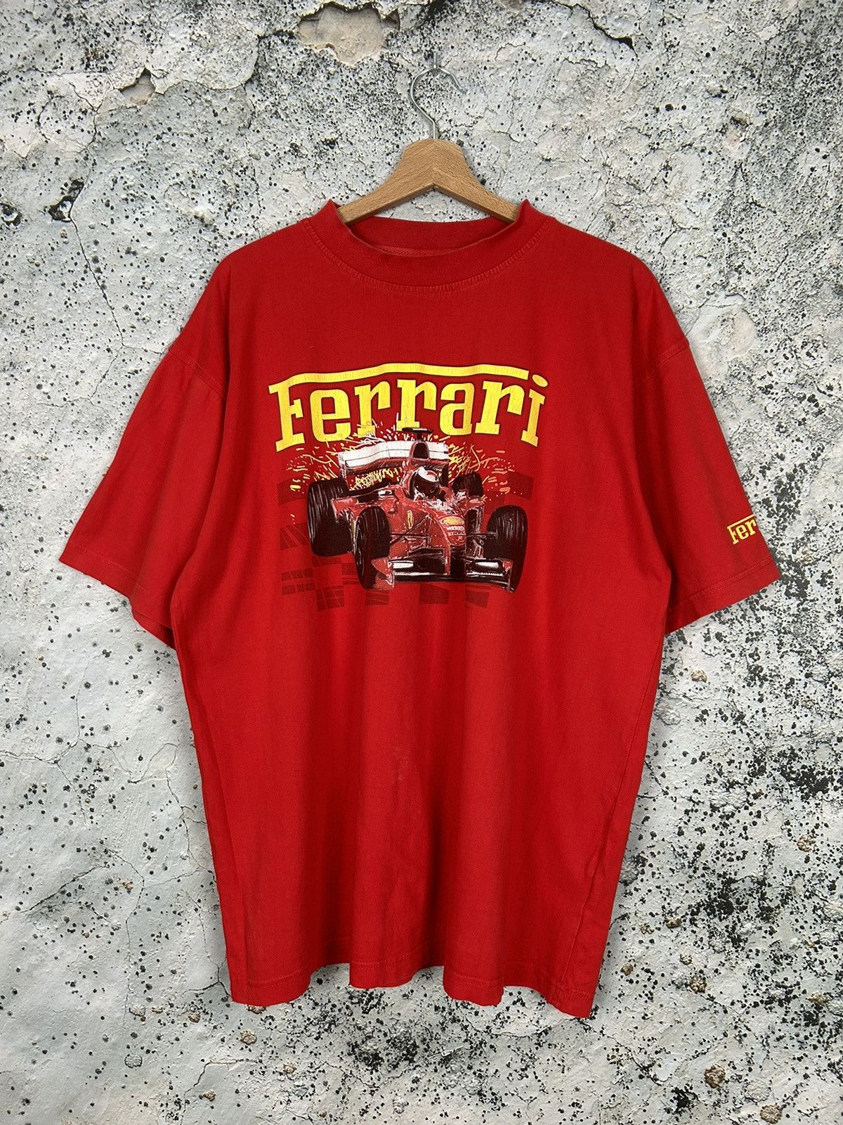 Ferrari Vintage Ferrari 90s Racing Tee F1 Graphic Motorsport Size US XL / EU 56 / 4 - 1 Thumbnail