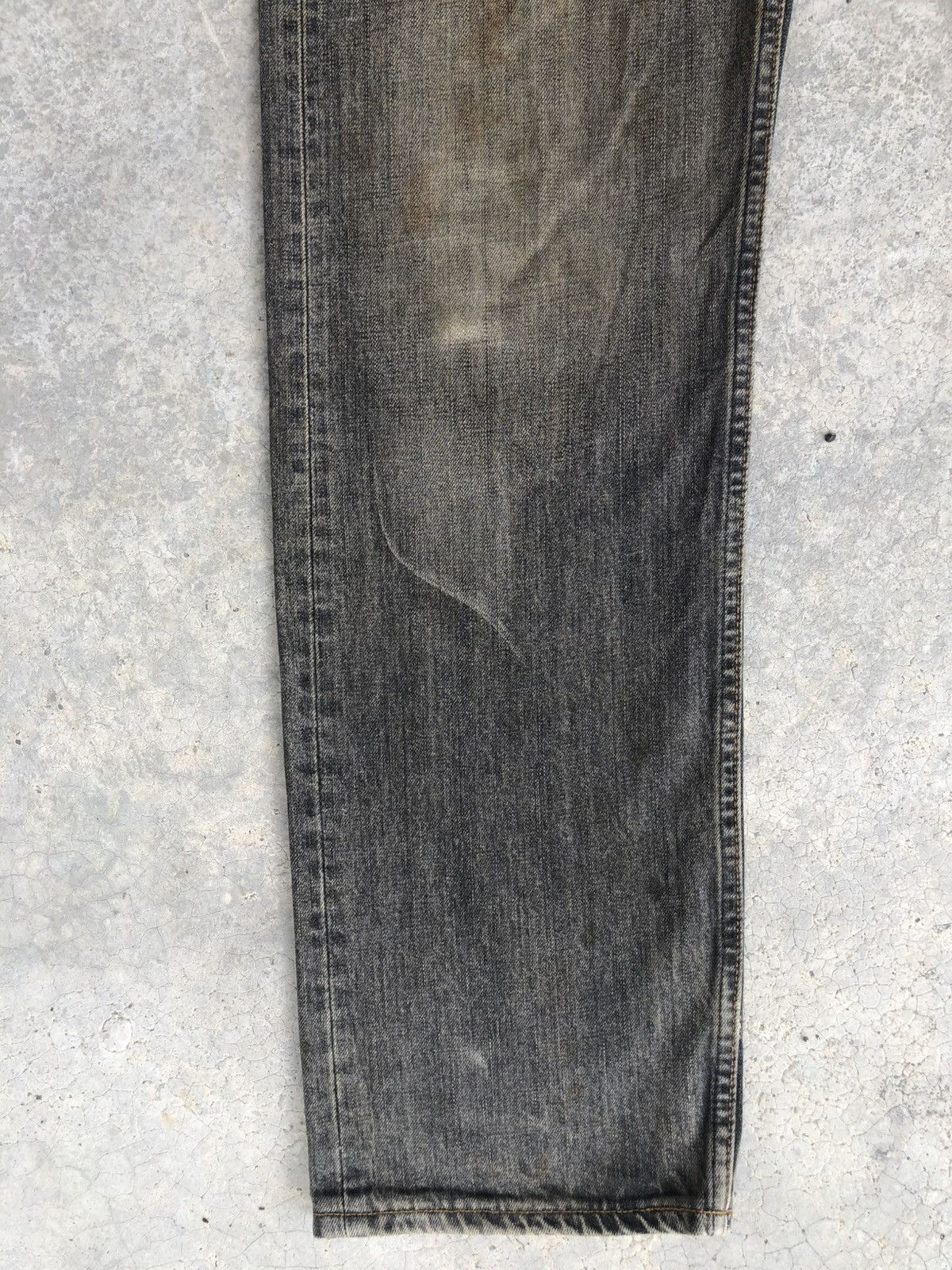 Vintage Mudwash Levis 503 Distressed Jeans Size US 32 / EU 48 - 6 Thumbnail