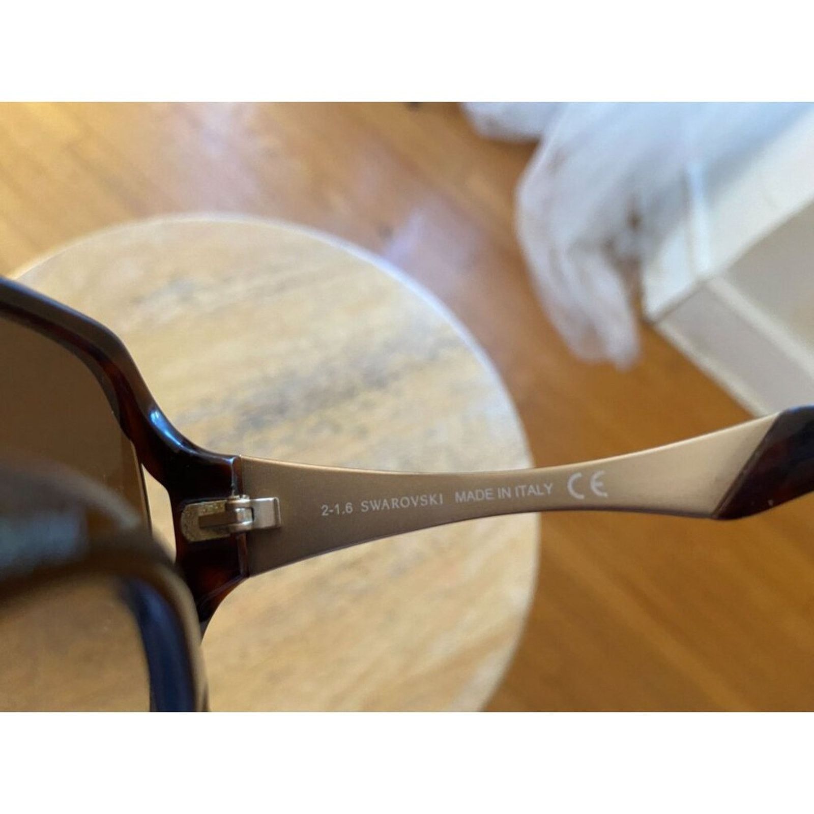 Swarovski Italy Swarovski Djulia Sunglasses SW 65 52F 6015 130 Size ONE SIZE - 6 Thumbnail