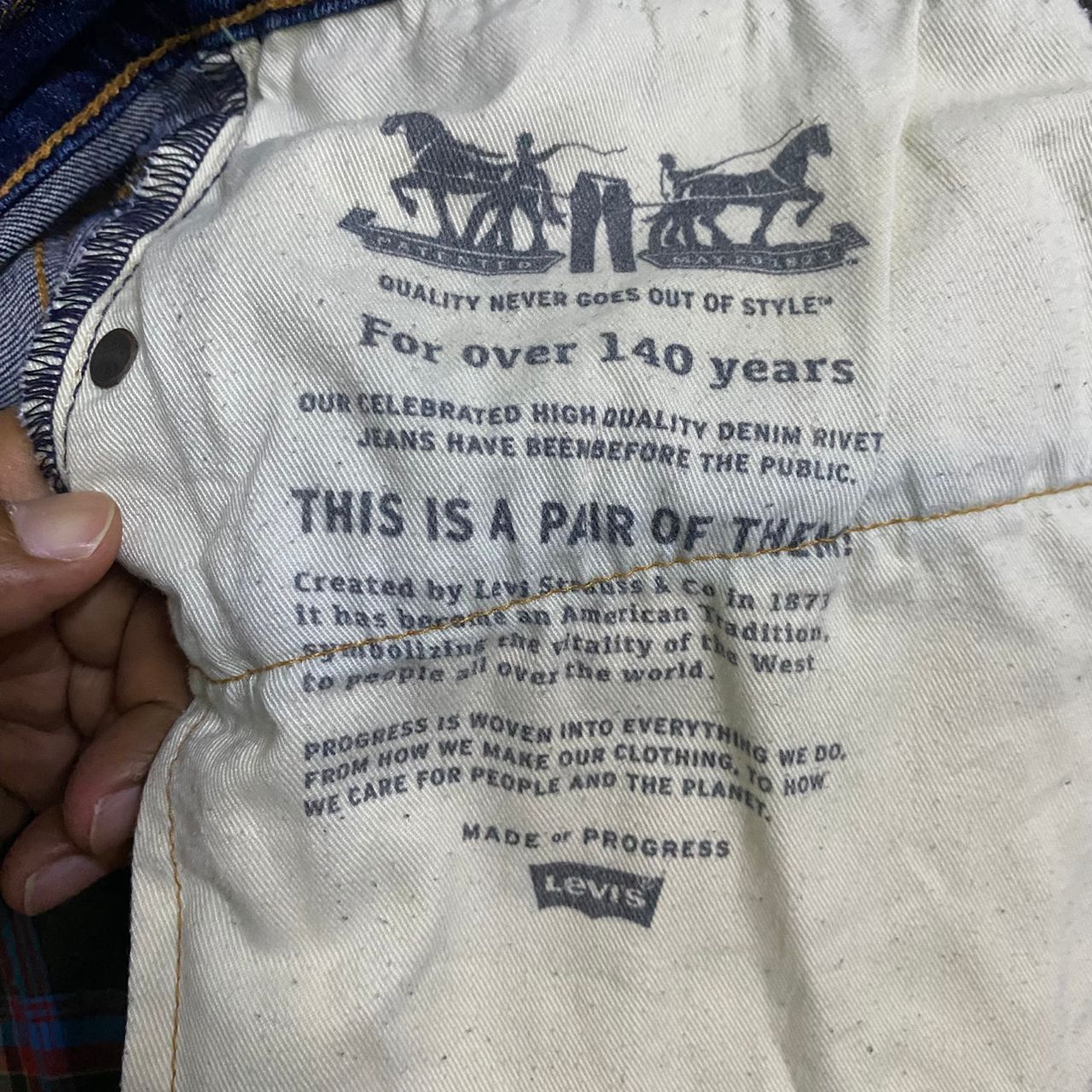 If Six Was Nine 💥Best Offer💥Vintage Levis 505 Distressed Denim Size US 34 / EU 50 - 17 Thumbnail