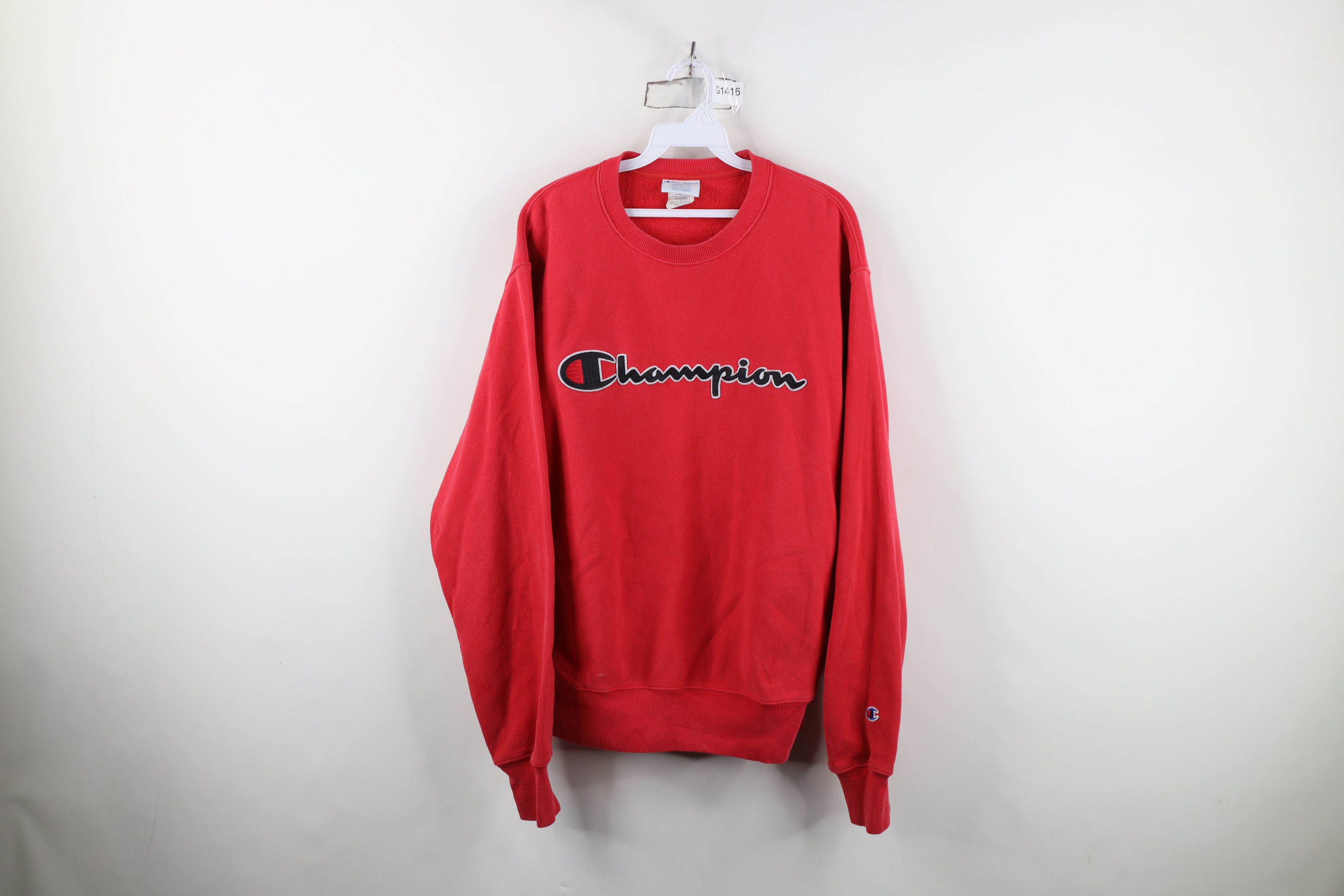 Champion Champion Reverse Weave Heavyweight Crewneck Sweatshirt Red Size US M / EU 48-50 / 2 - 1 Thumbnail