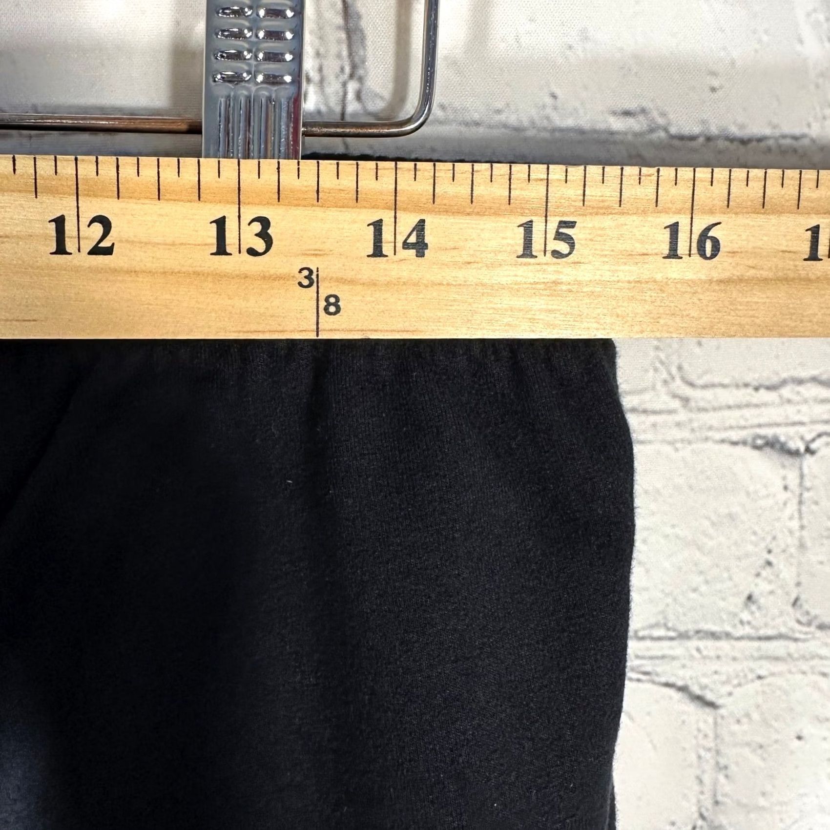 Vintage American Giant Black Fleece Sweatpants Womens Medium Wide Leg Jogger Size 27" / US 4 / IT 40 - 5 Thumbnail