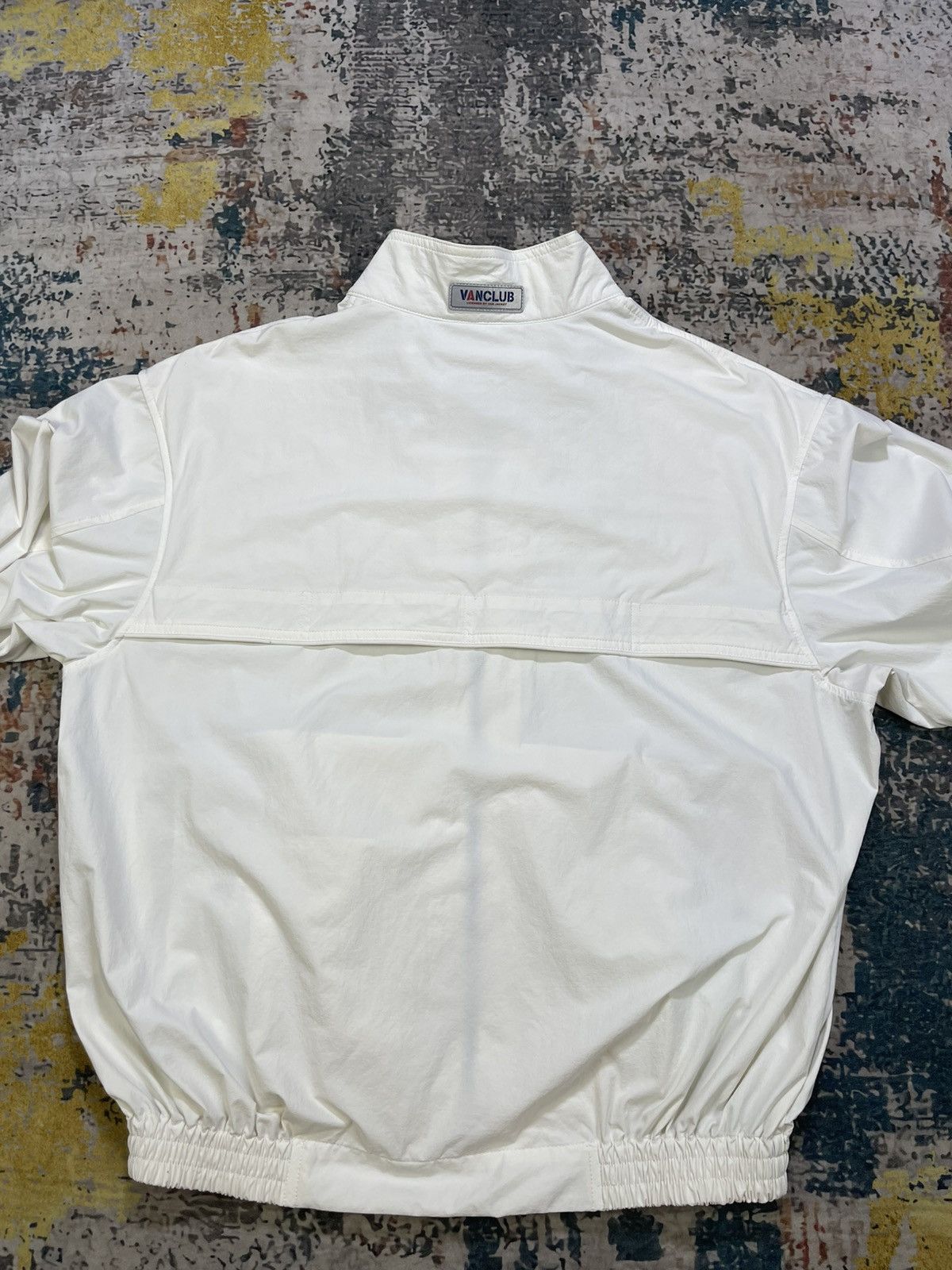 Van Van Club Zip Up Stretched Nylon Windbreaker Jacket Size US M / EU 48-50 / 2 - 2 Thumbnail