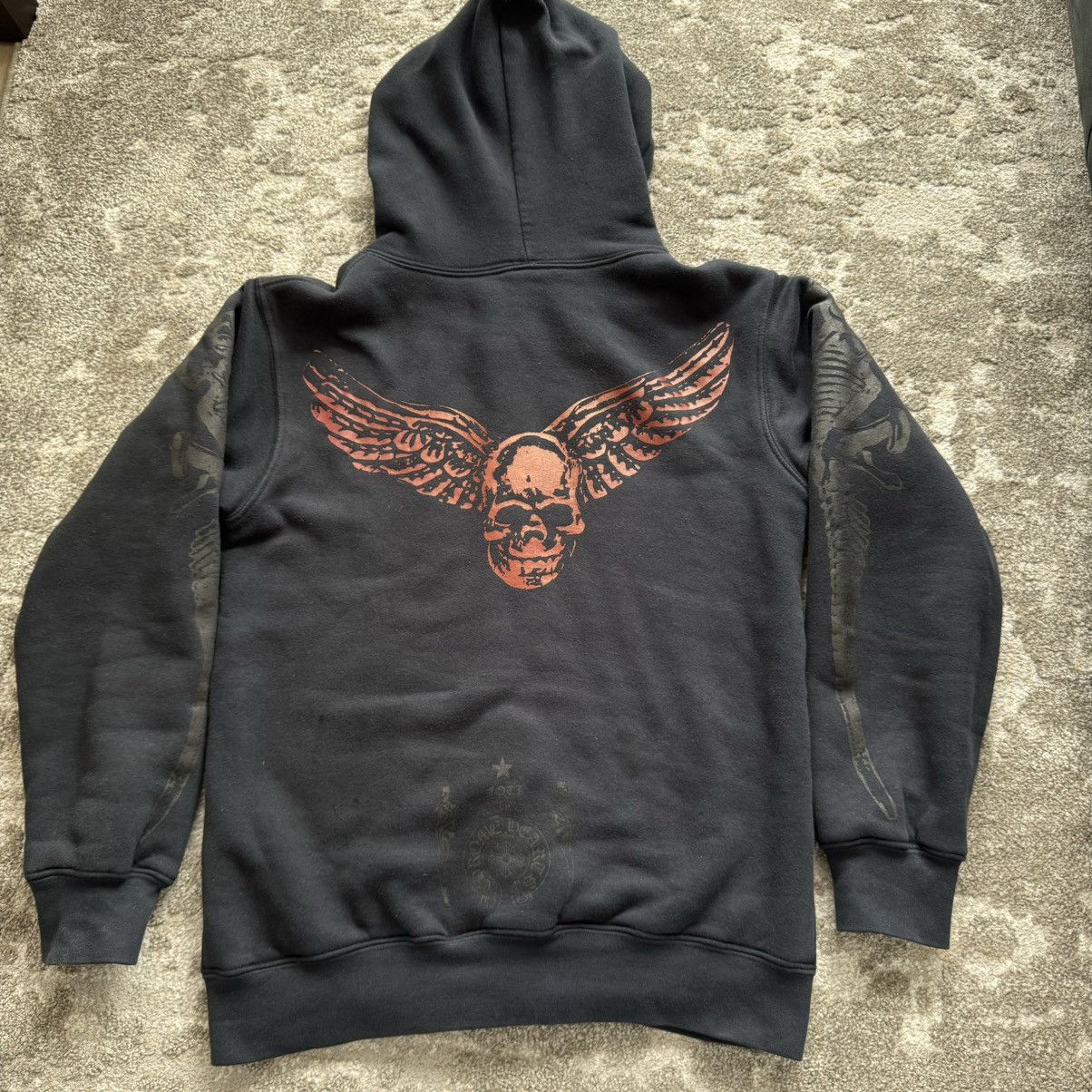 Chrome Hearts × Vintage Chrome Hearts FOTI Red Skull Zip Up Hoodie Very Rare 90’s Size US S / EU 44-46 / 1 - 1 Thumbnail