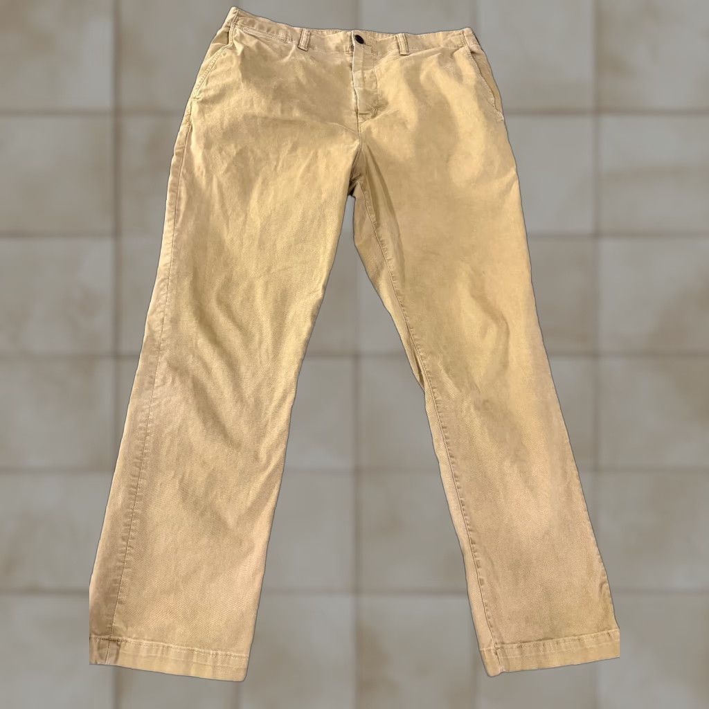 American Eagle Outfitters American Eagle Outfitters Pants Mens 36x29 Beige Straight Chino Casual Regular Baggy? Size US 36 / EU 52 - 1 Thumbnail