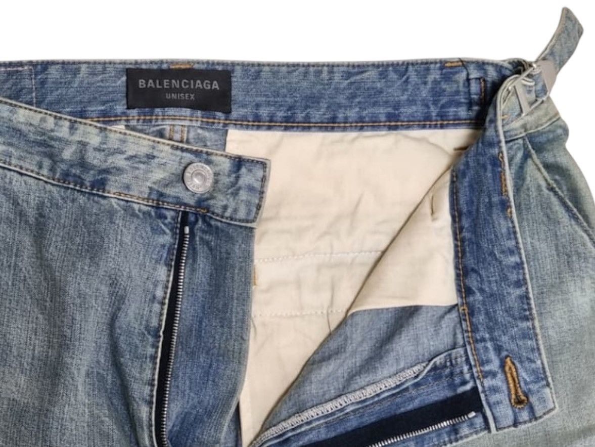 Balenciaga Balenciaga Japanese Convertible Cargo Denim Pants Size US 32 / EU 48 - 3 Thumbnail