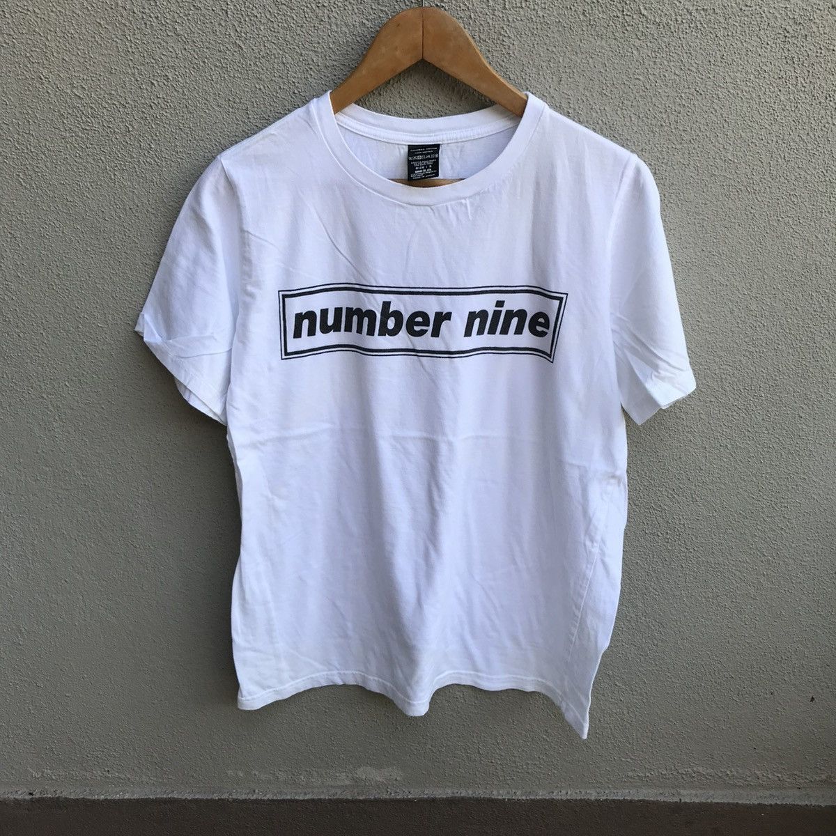 Number (N)ine NUMBER NINE box logo japan oasis inspired Size US S / EU 44-46 / 1 - 1 Thumbnail