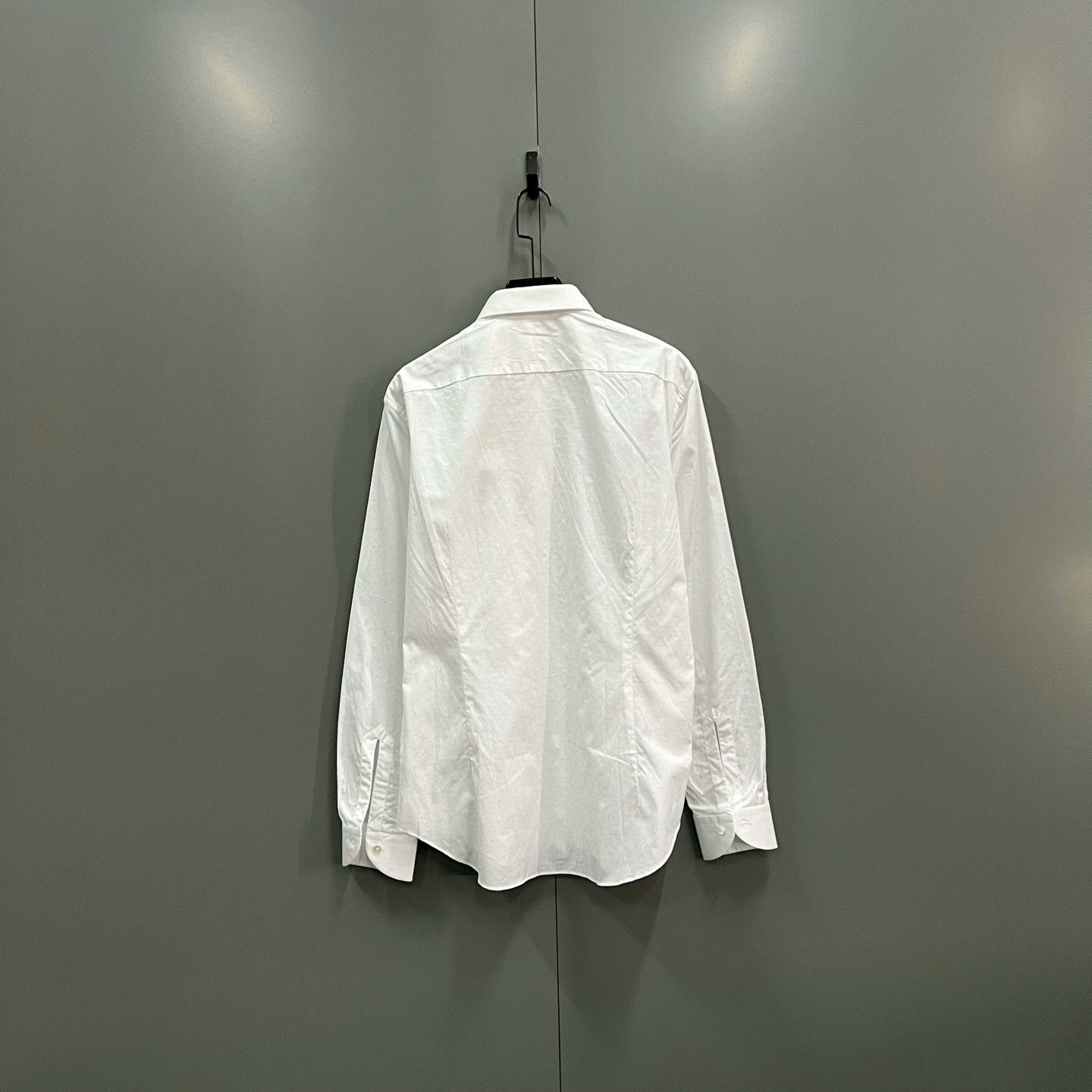 Ermenegildo Zegna Zegna White Subtle Pattern Shirt Size US M / EU 48-50 / 2 - 2 Thumbnail