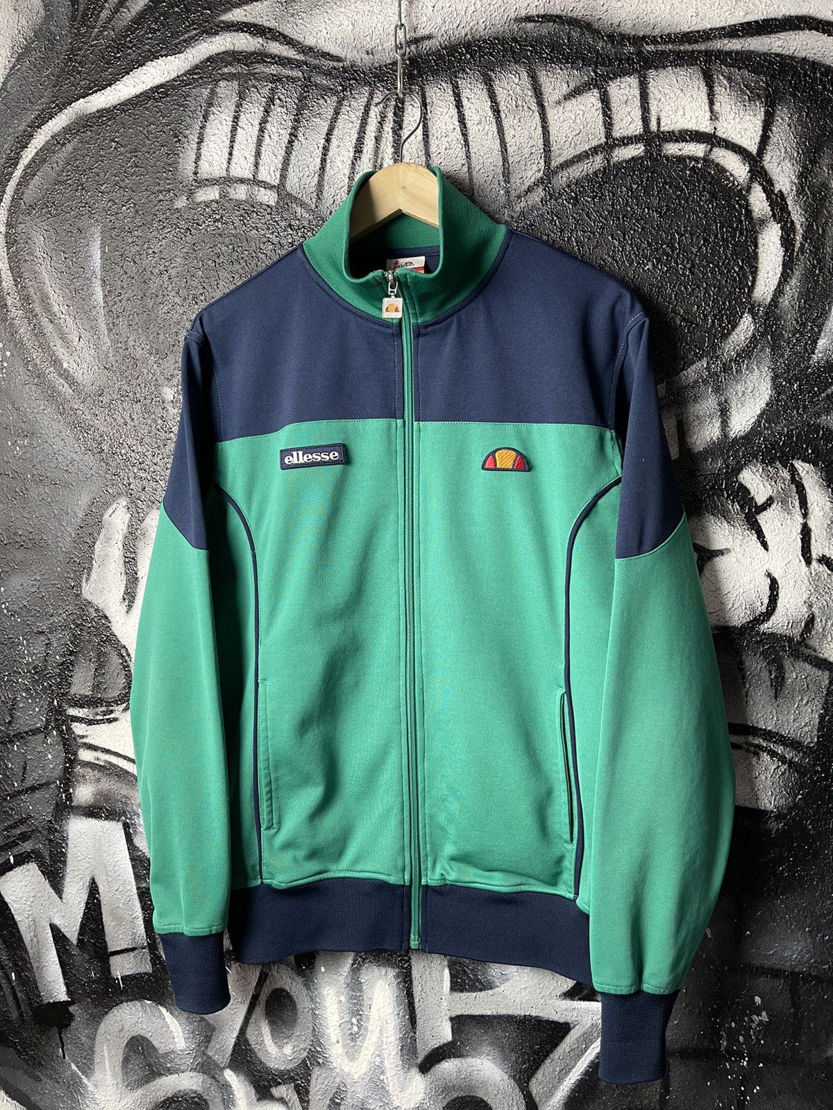 Ellesse Ellesse Casual Full Zip Green Track Top Jacket Men’s Size Medium Size US M / EU 48-50 / 2 - 1 Thumbnail