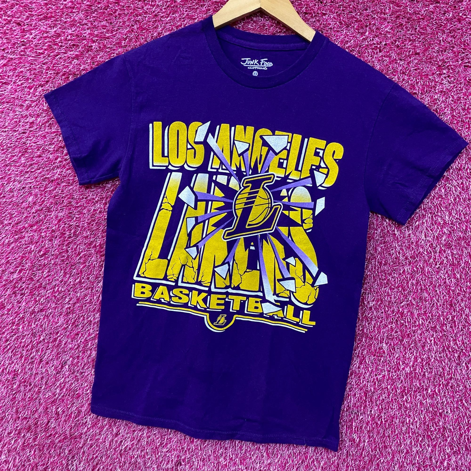 Junk Food Junk Food Los Angeles Lakers Break Through Graphic T-Shirt X Size US XS / EU 42 / 0 - 3 Thumbnail