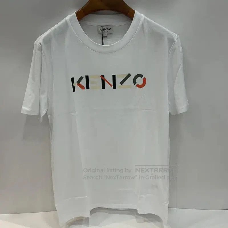 Kenzo Kenzo Logo Cotton T-Shirt for Women . Size M / US 6-8 / IT 42-44 - 1 Thumbnail