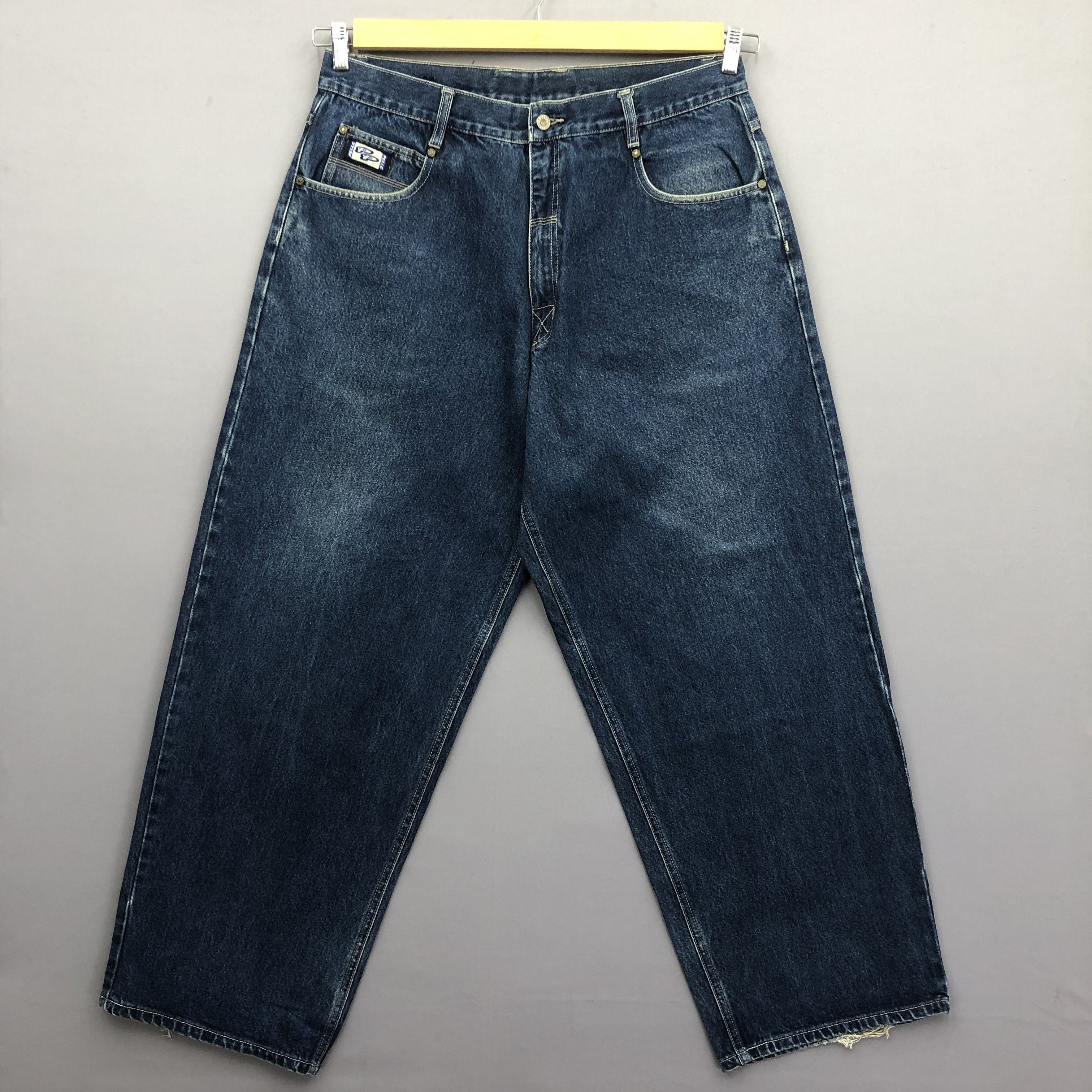 Pelle Pelle Crazy Y2K Vintage Pelle Pelle Baggy JNCO Style Faded Jeans Size US 36 / EU 52 - 1 Thumbnail