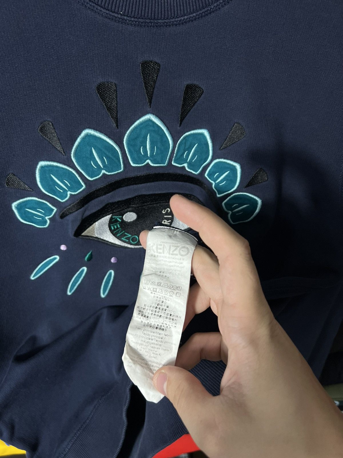Kenzo 💙 Kenzo Eye Sweatshirt Navy Size S Size US S / EU 44-46 / 1 - 13 Thumbnail