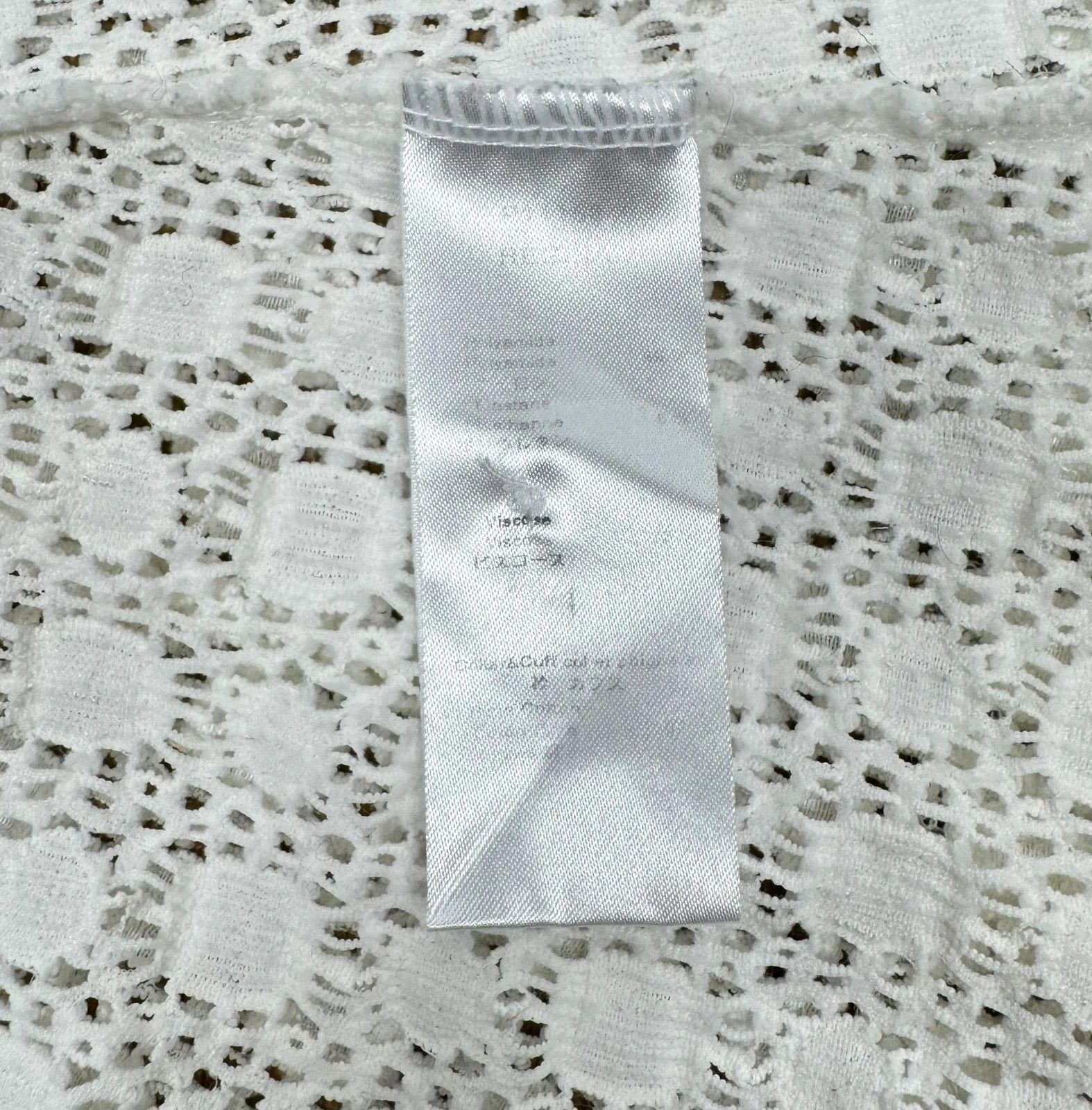 ANNE FONTAINE Anne Fontaine Regina Lace Crochet Button Up Blouse Size M / US 6-8 / IT 42-44 - 13 Thumbnail