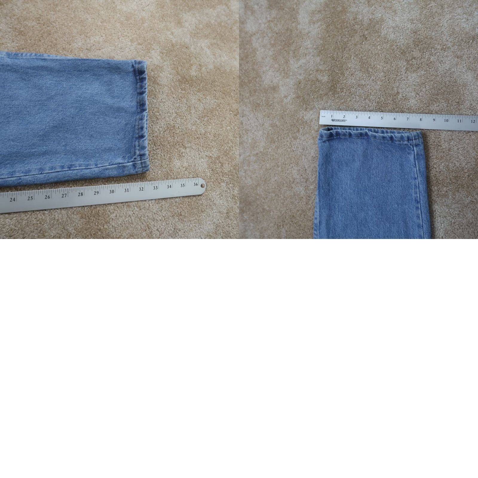 Wrangler Wrangler Relaxed Straight Jeans Men’s 36x32 Blue Denim pants Size US 36 / EU 52 - 8 Thumbnail