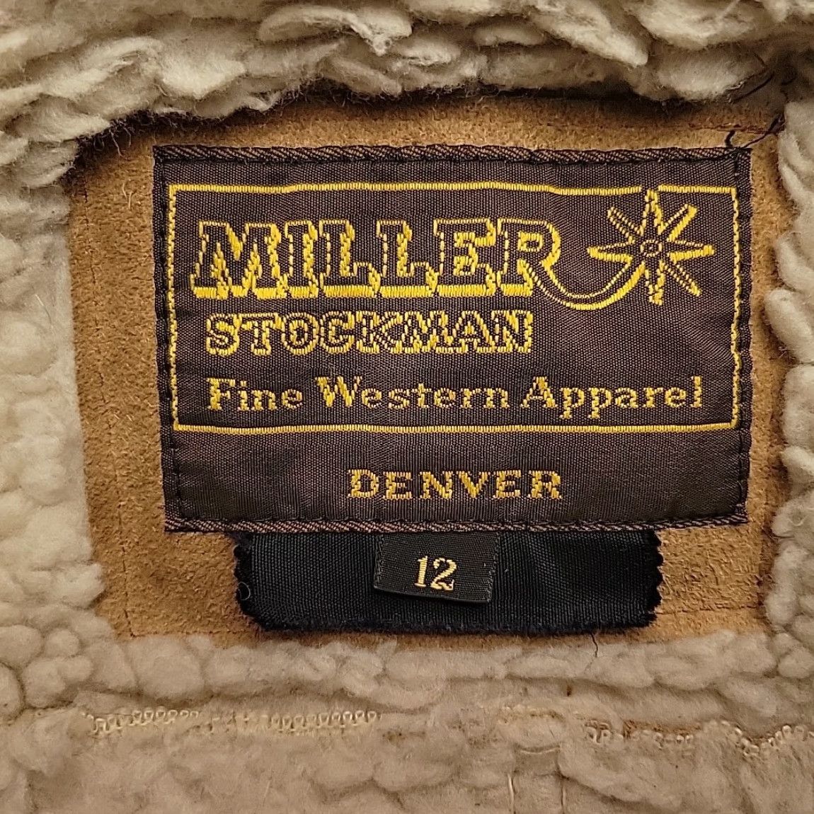 Vintage VINTAGE Miller Stockman Jacket Womens 12 Brown Suede Leather Sherpa Western Cowboy Coat All Seasons Wind-Resistant Size XL / US 12-14 / IT 48-50 - 4 Thumbnail