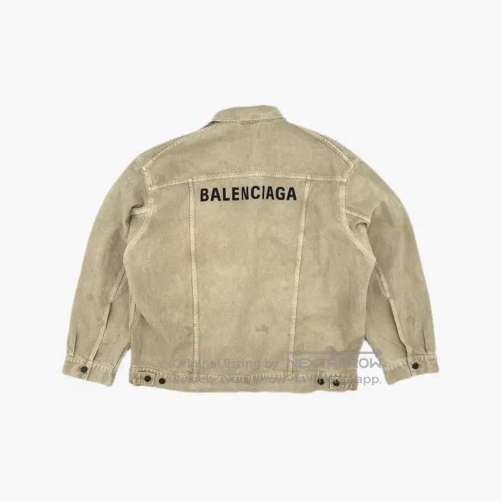 Balenciaga Balenciaga Beige Long Sleeve Denim Jacket for Men. Size US M / EU 48-50 / 2 - 3 Thumbnail