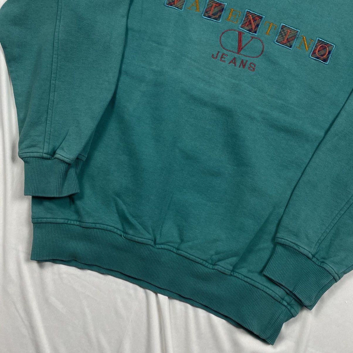 Valentino Vintage 90s Valentino Jeans Crewneck Size US S / EU 44-46 / 1 - 3 Thumbnail