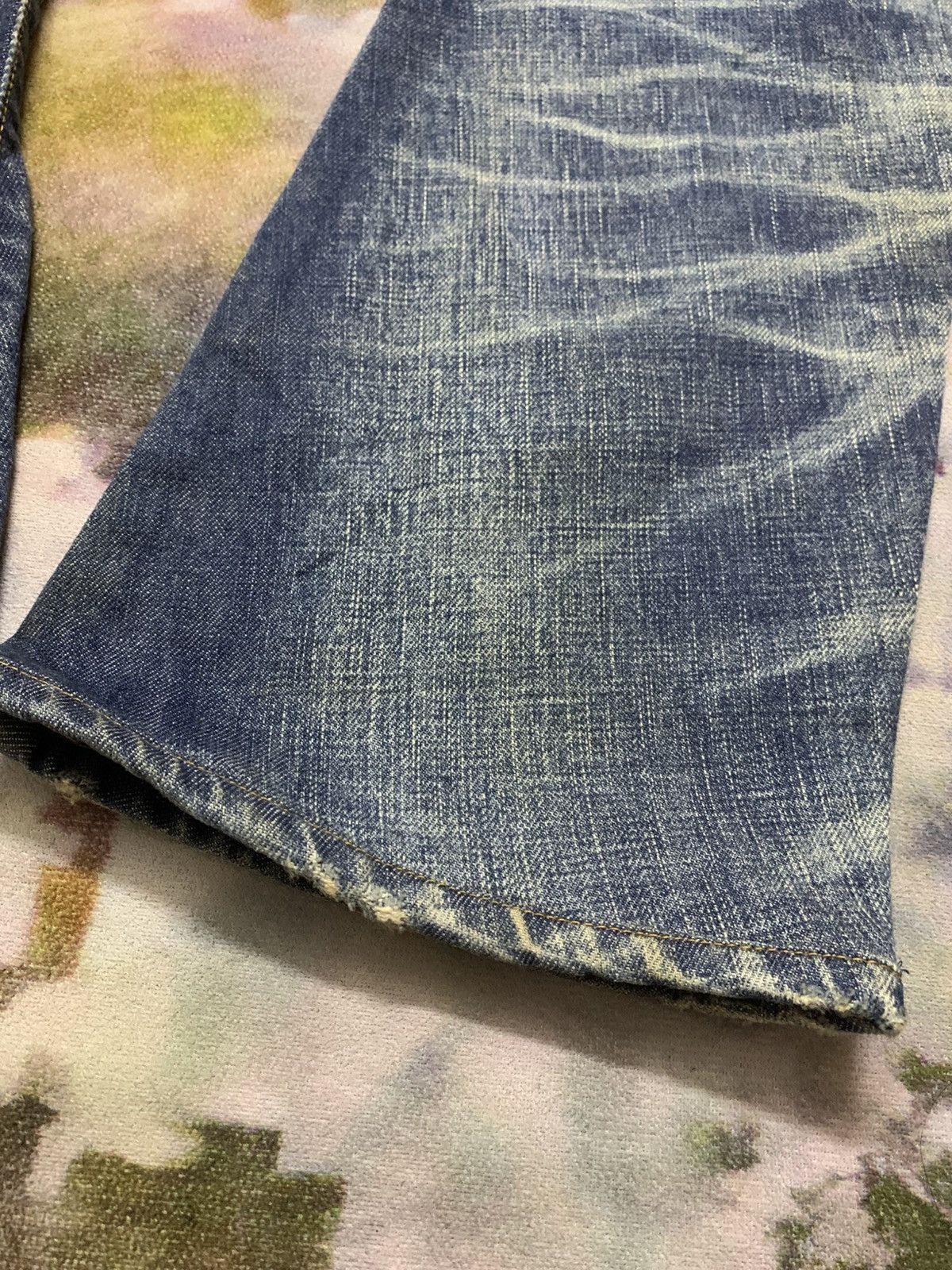 junhashimoto FLARE Junhashimoto Curve Leg Washed Denim Share Spirit LGB Size US 32 / EU 48 - 8 Thumbnail