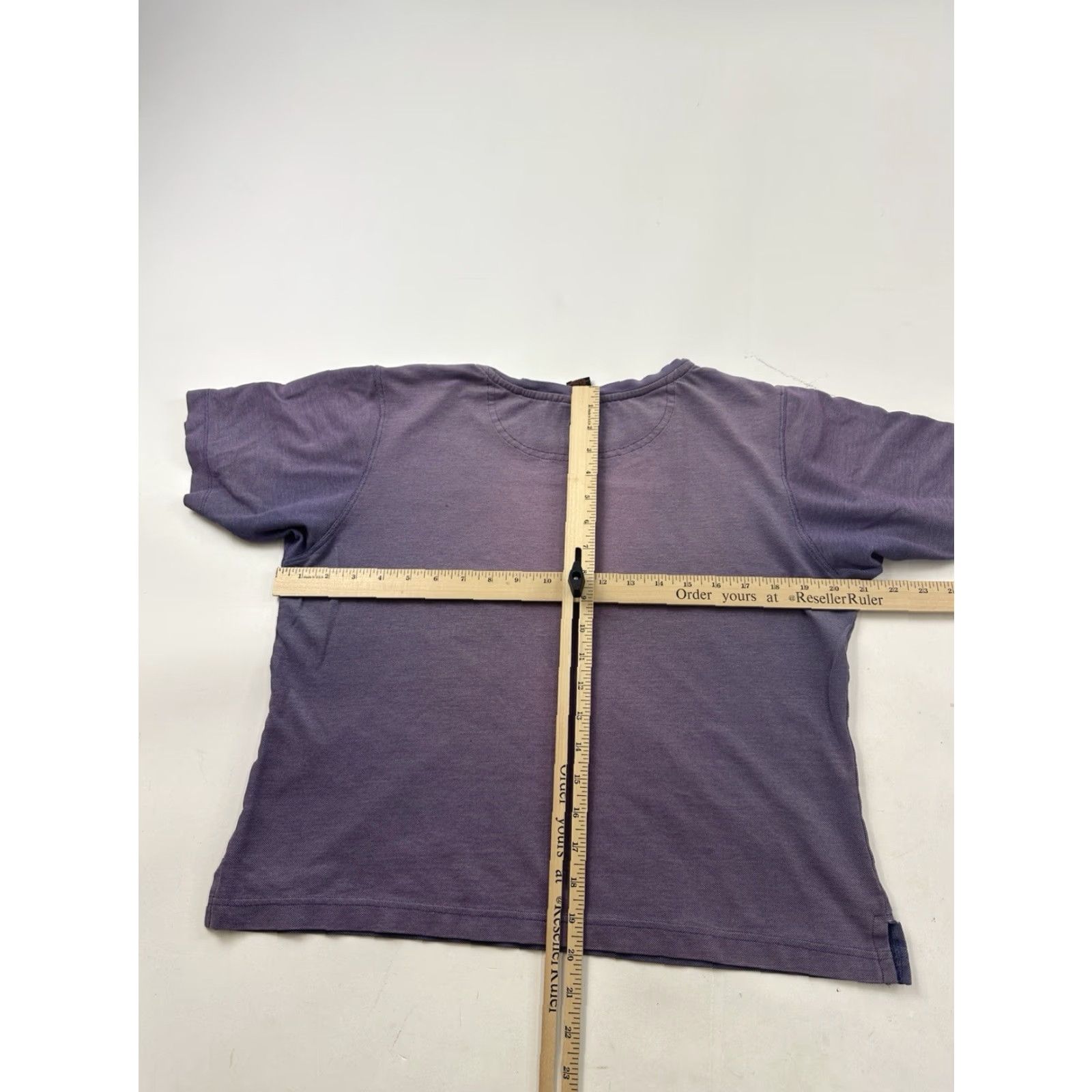 Vintage Ojai Shirt Womens Large Purple Short Sleeve Pullover Casual Ladies Size L / US 10 / IT 46 - 3 Thumbnail