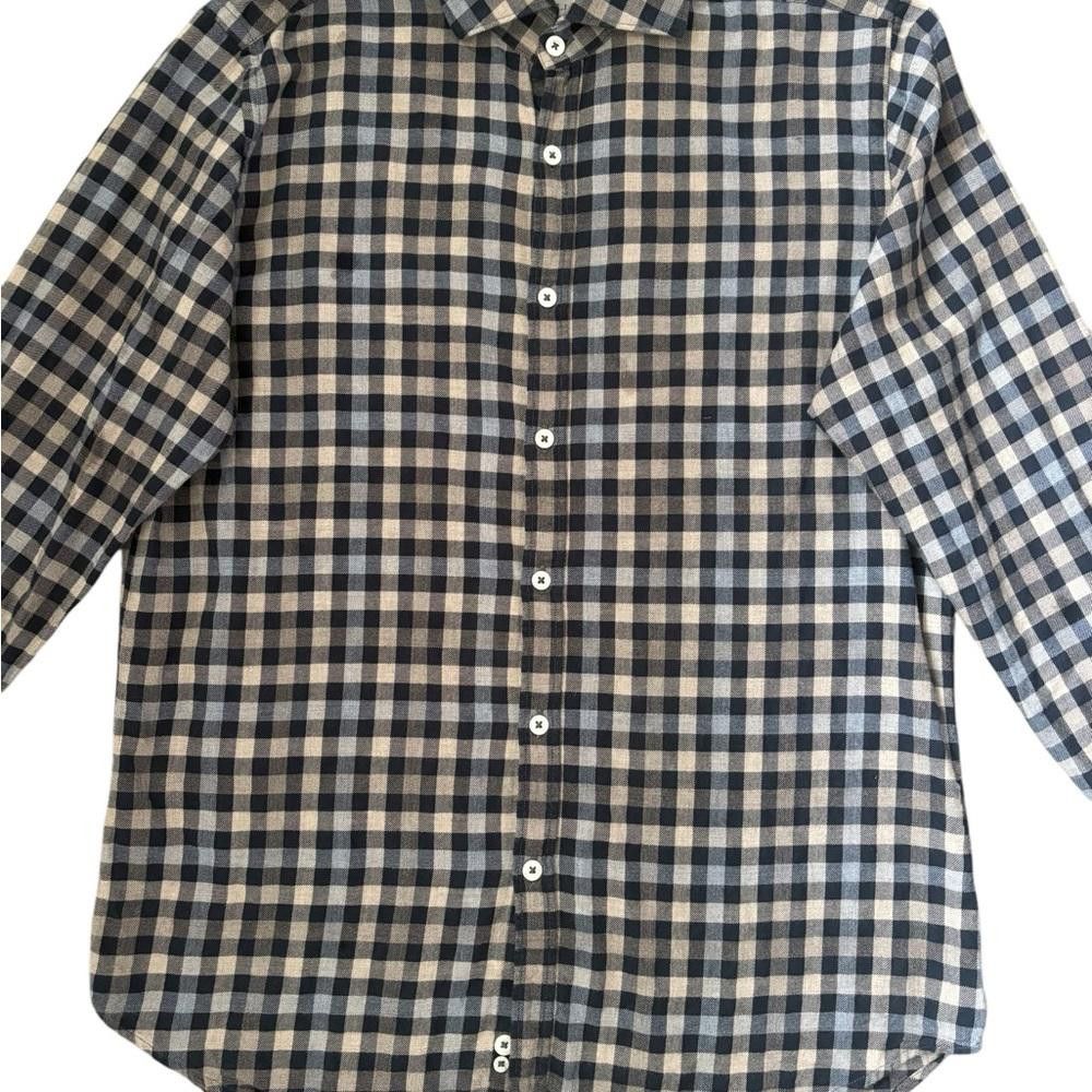 Canali Canali Made in Italy Cotton Checkered Shirt Size M Size US M / EU 48-50 / 2 - 5 Thumbnail