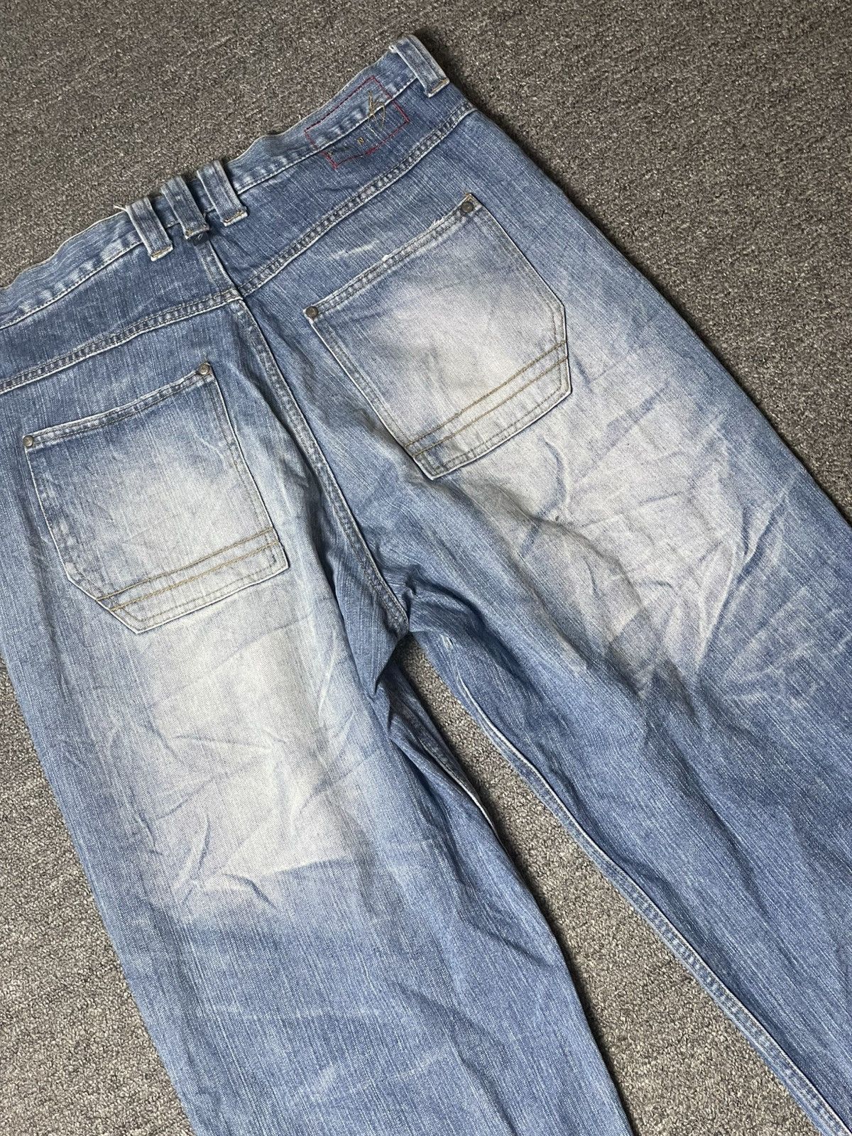 Karl Kani × Vintage Vintage KARL KANI Distressed Denim Ripped Jeans (111) Size US 37 - 11 Thumbnail