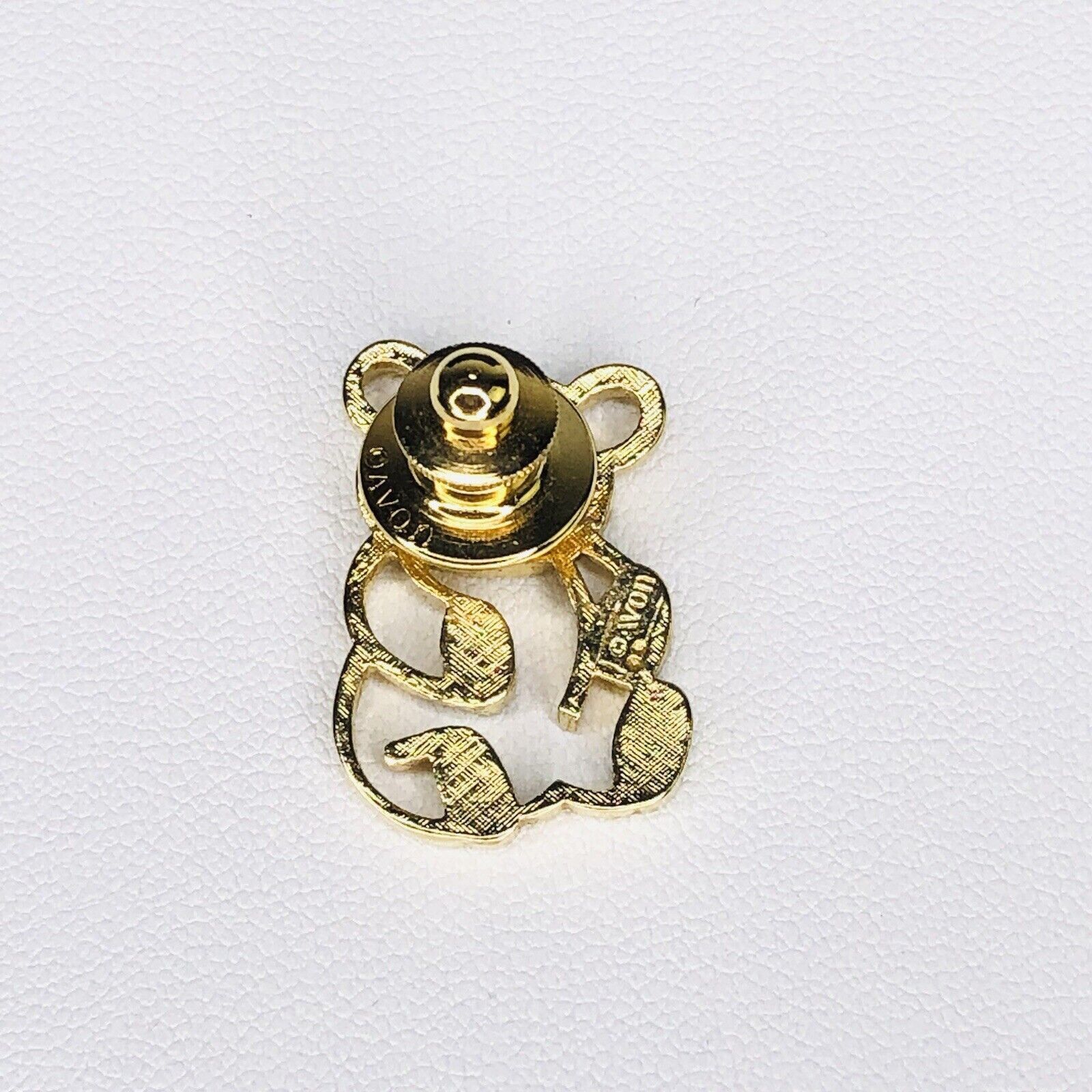 Other Vtg Avon Teddy Bear Brooch Gold & Silver Tone 1” Animal 80s Size ONE SIZE - 3 Thumbnail
