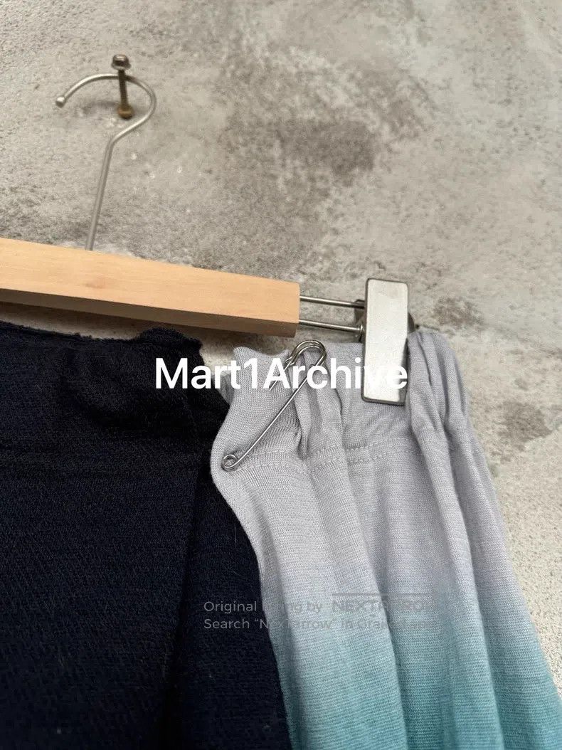 Yohji Yamamoto YOHJI YAMAMOTO size M Wool Mixed Patchwork Skirt Size 23" - 5 Thumbnail