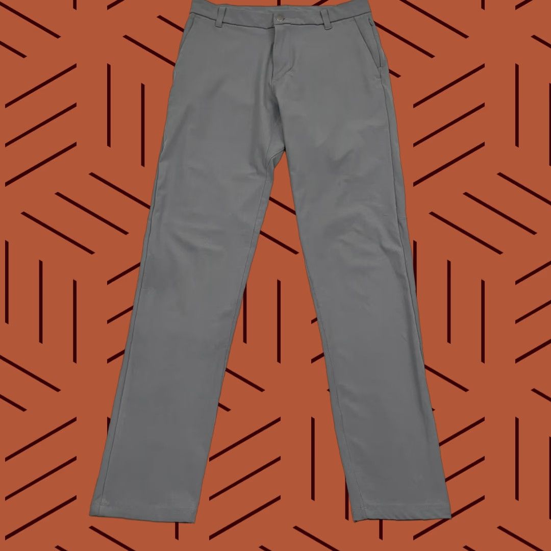 Lululemon Lululemon Commission Pants Men 31 x 32 Gray Travel Performance Golf M5AEYS Size US 31 - 1 Thumbnail