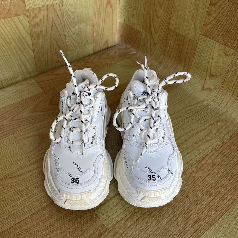 Balenciaga Balenciaga size 35 White Bullet Screen Dad Shoes 2502-Nexta Size US 5 / EU 37 - 2 Thumbnail