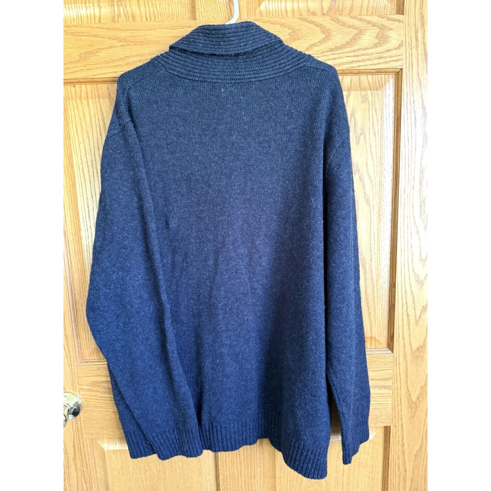 Old Navy Old Navy Mens 2XL Cardigan Sweater Button Up Knit Roll Collar Preppy Classic Dad Core Size US XXL / EU 58 / 5 - 2 Thumbnail