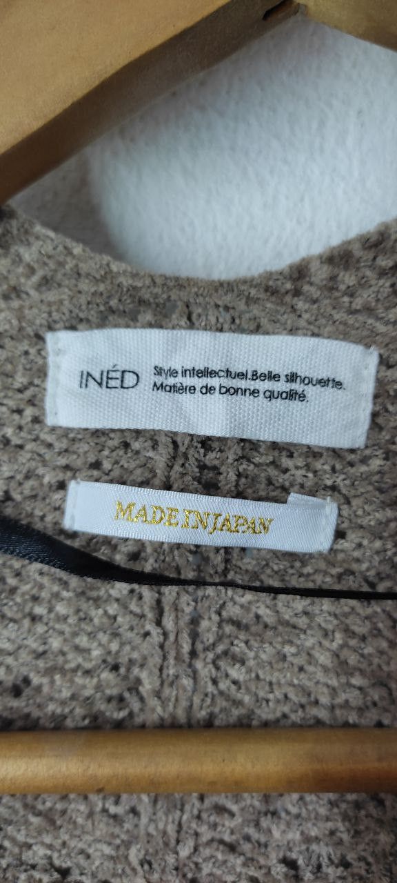 Yohji Yamamoto INED BY YOHJI YAMAMOTO KNIT WEAR CARDIGAN JACKET(19x33) Size ONE SIZE - 8 Thumbnail