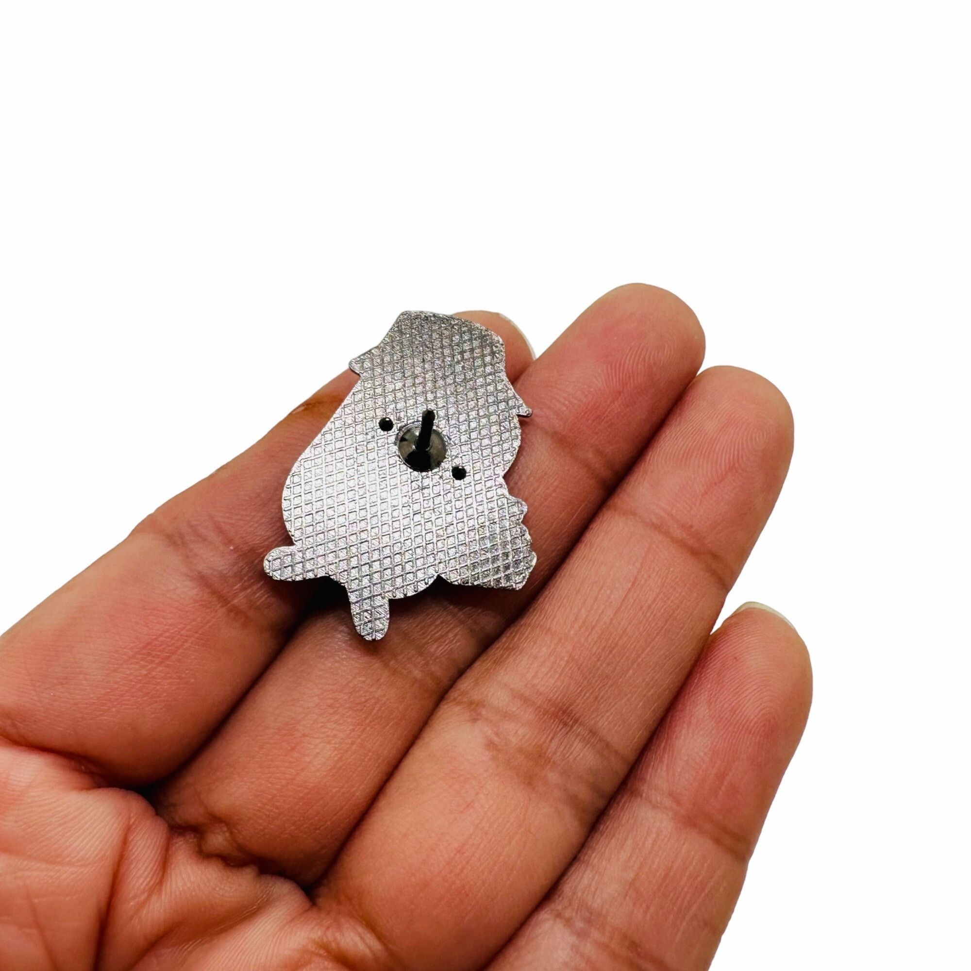 Other ⭐Hamster Guinea Pig Pet Succulent Gardener Pin With Hat & Pl Size ONE SIZE - 3 Thumbnail