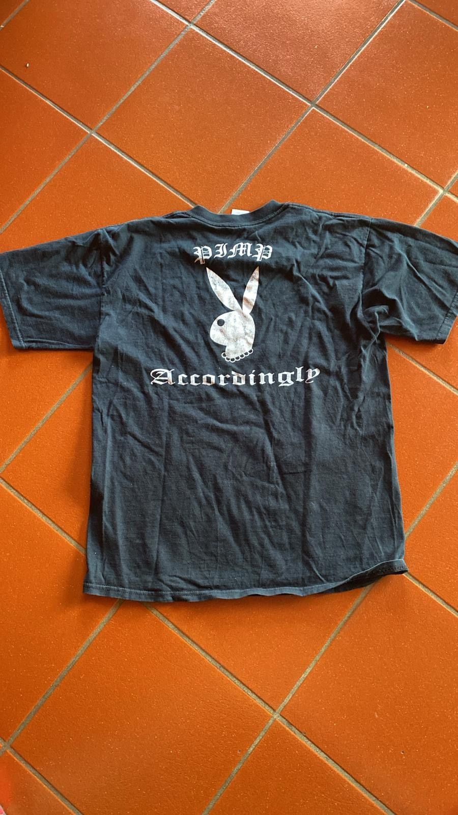 Jay-Z × Playboy × Vintage Orchard Street Pimp Accordingly Vintage Tee as seen on Jay Z Size US L / EU 52-54 / 3 - 5 Thumbnail