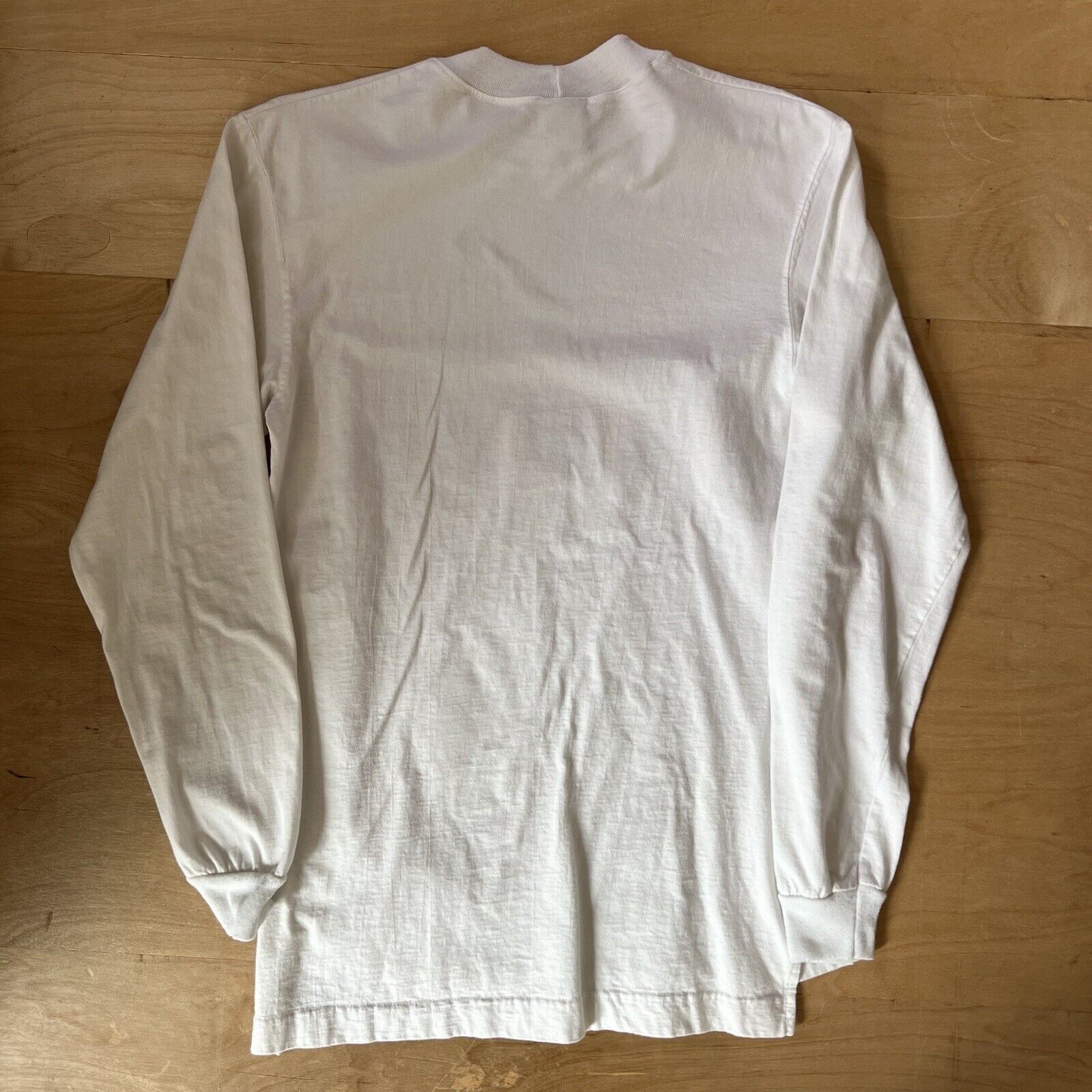 Nike × Vintage Vintage Nike Just Do It Shirt Small White 90s Long Sleeve Size US S / EU 44-46 / 1 - 6 Thumbnail