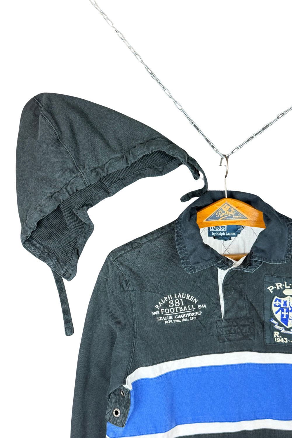 Polo Ralph Lauren RL “RLPC 1943–44” Football Hooded Rugby – Custom Fit S Size US S / EU 44-46 / 1 - 8 Thumbnail