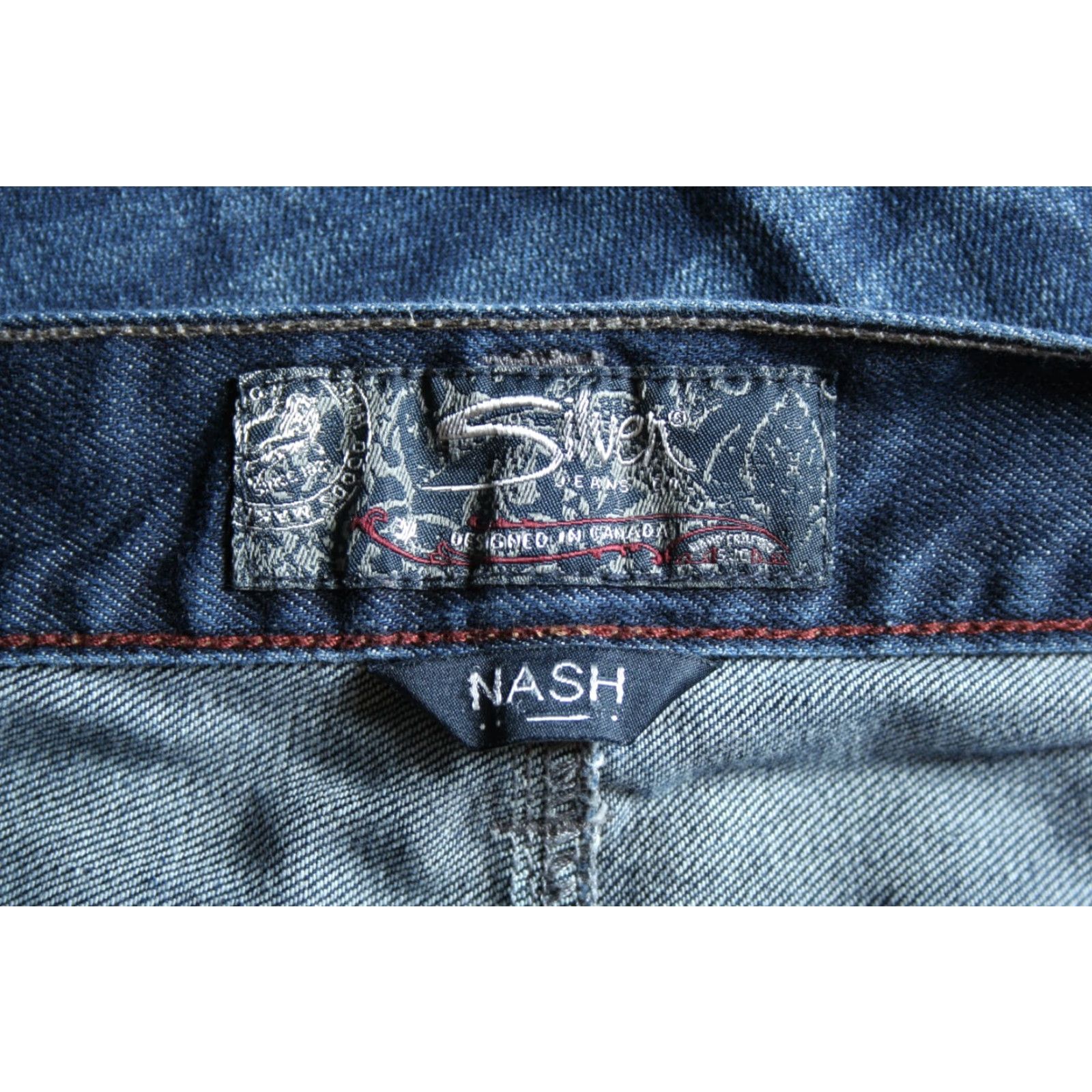 Silver Jeans Co. SILVER Jeans Nash Jeans Straight Blue Denim SZ 33 Regular Men Slim Fit 29 Inseam 34x30 Shrunk to 33x29 Size US 33 - 7 Thumbnail