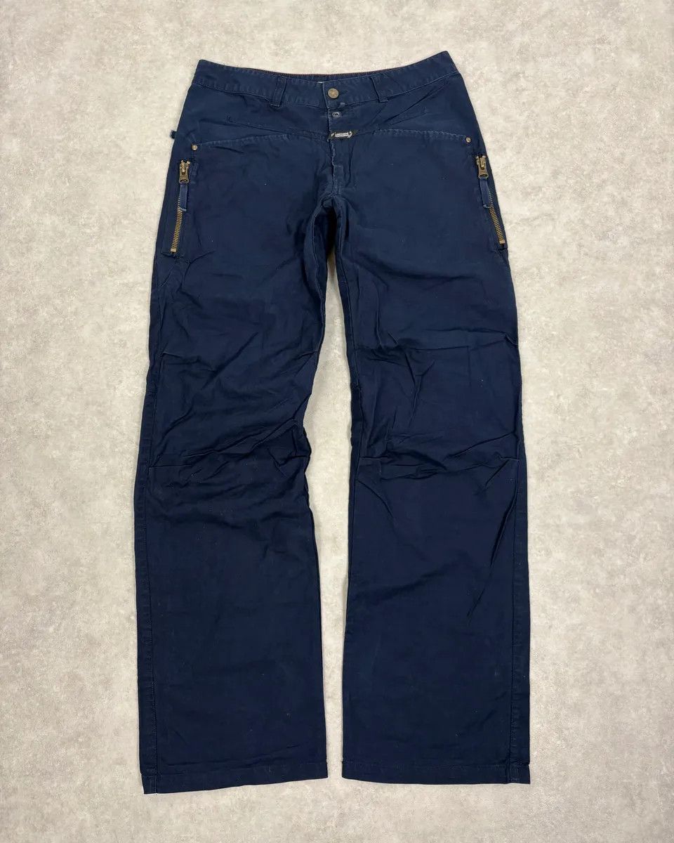 Marithe + Francois Girbaud 2000s Marithé + François Girbaud Navy Cozy Pants Size US 32 / EU 48 - 4 Thumbnail