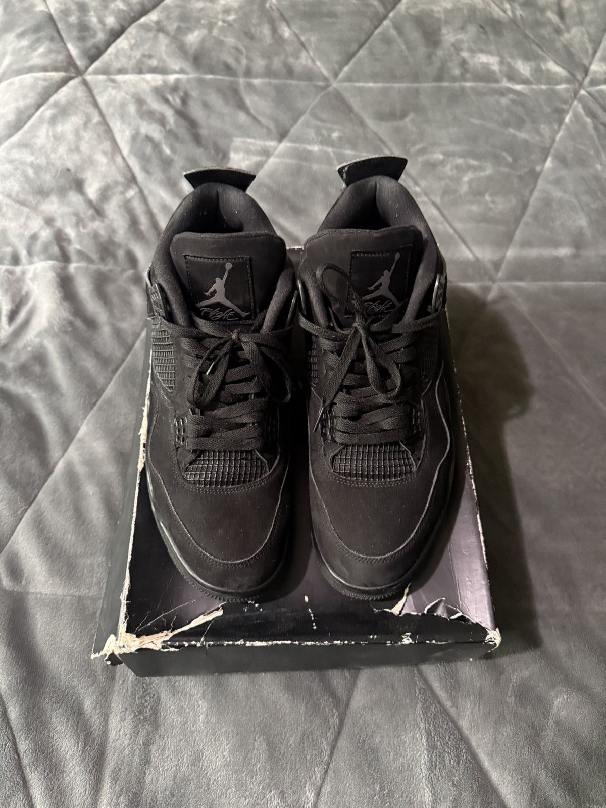 Jordan Brand Air Jordan 4 Retro “Black Cat” 2020 Size US 13 / EU 46 - 1 Thumbnail